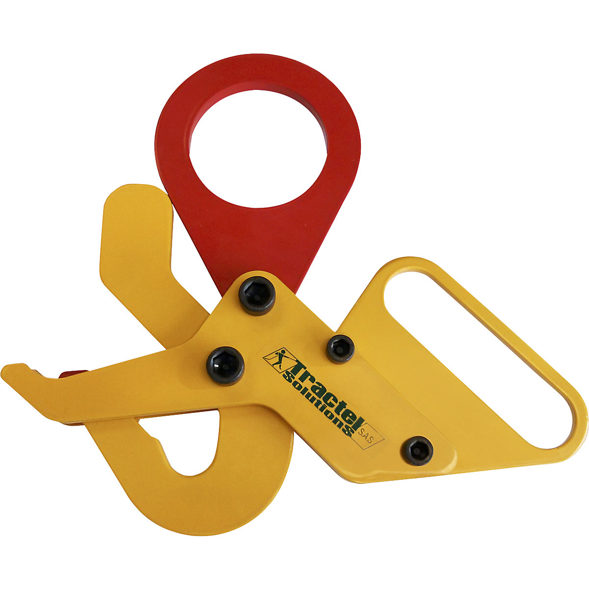 Safety load hook, temperature range from –20 °C to +100 °C, max. load 10000 kg
