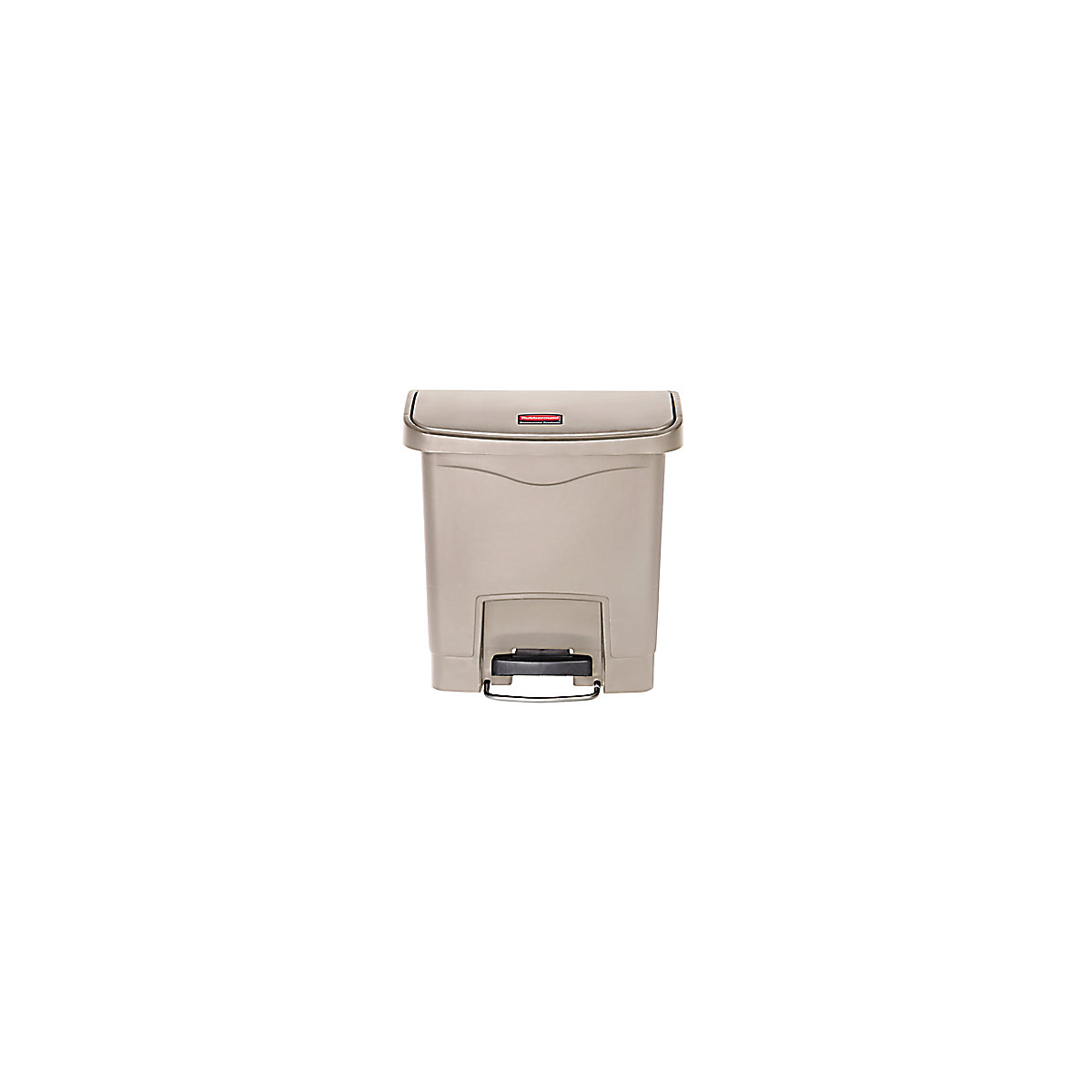 SLIM JIM® pedálos szemetes – Rubbermaid, polietilénből, 15 l, bézs-0