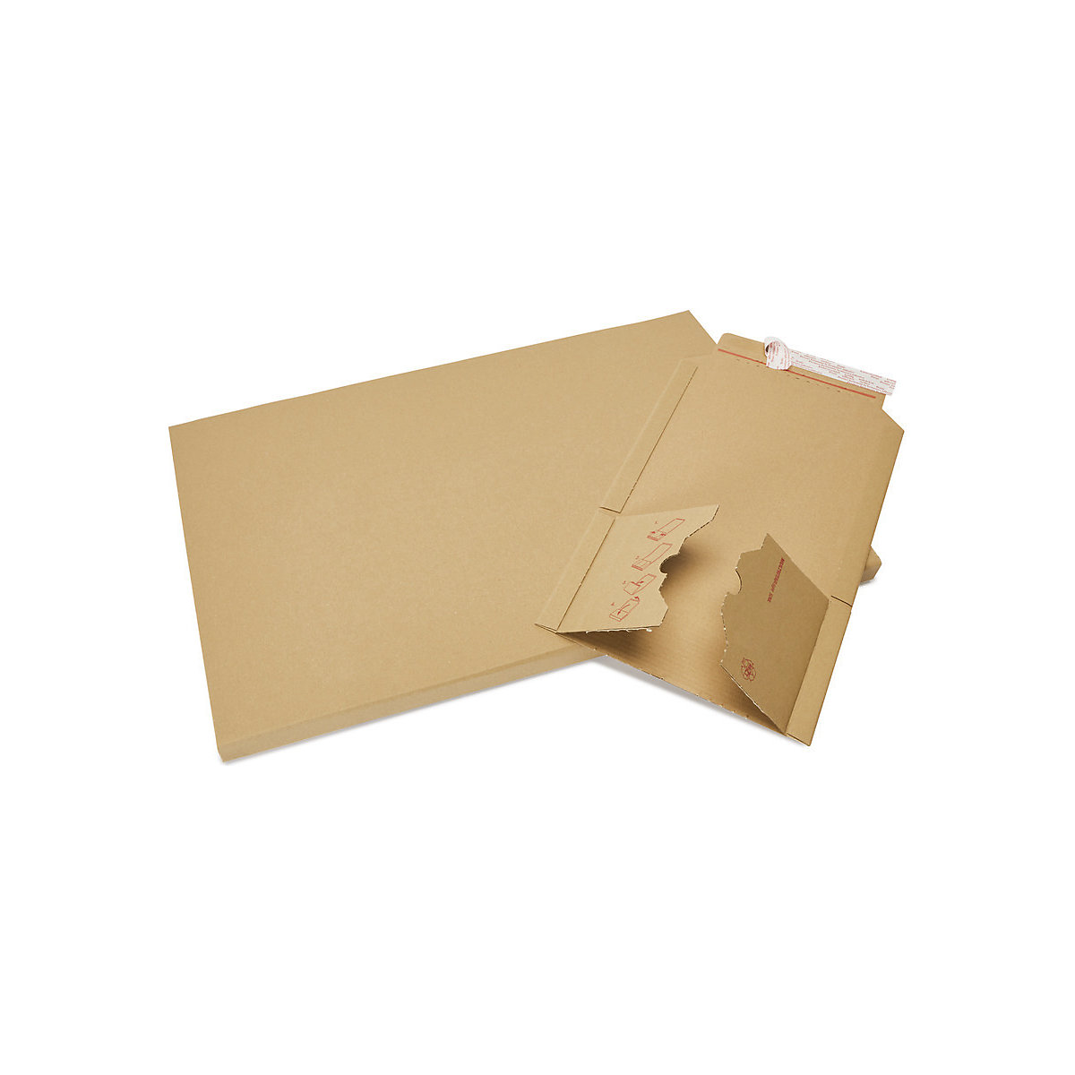 Imballaggio per libri Multistar – flow, marrone, lungh. x largh. 217 x 155 mm, a partire da 250 pz.-1