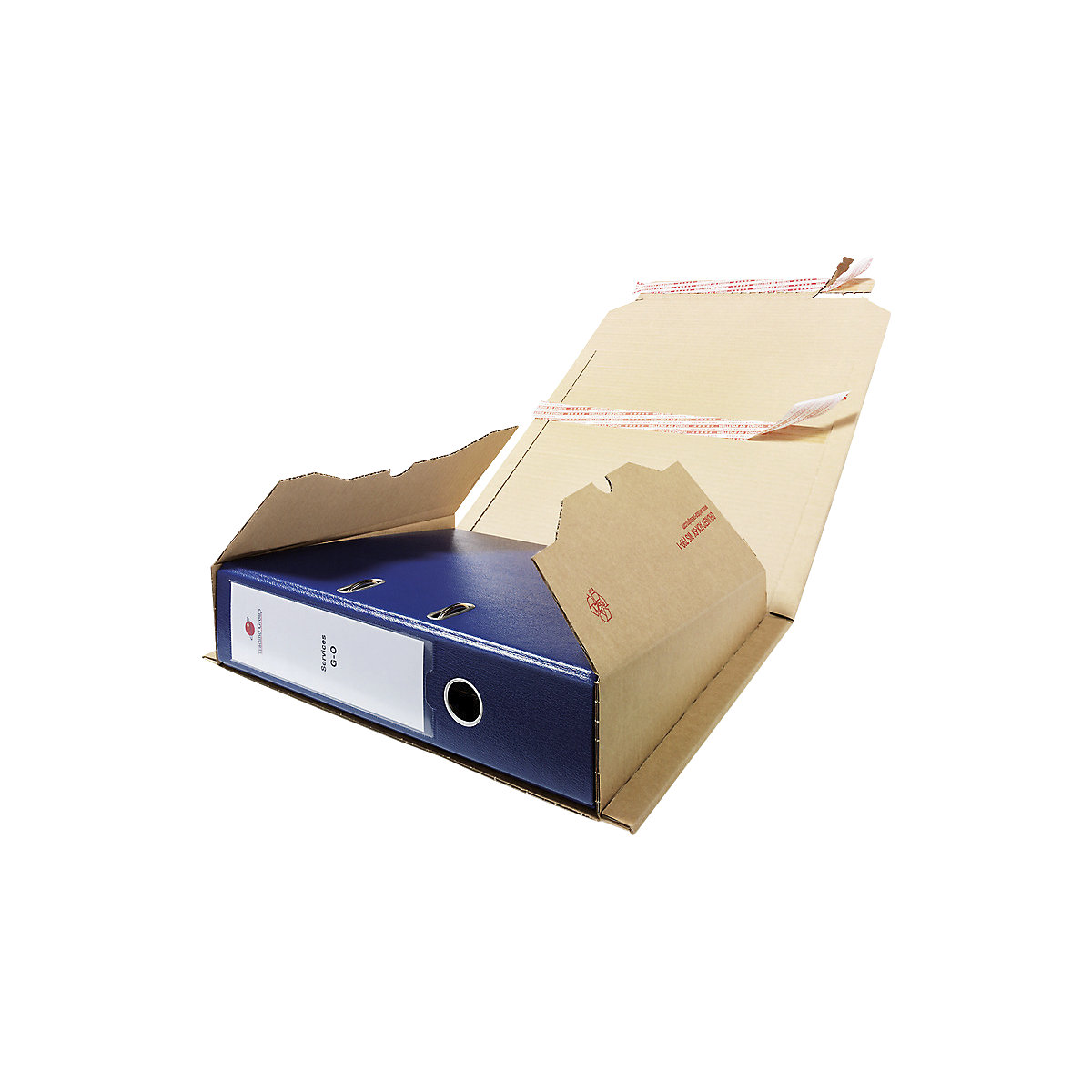 Imballaggio per raccoglitori, scatole di cartone per raccoglitori - flow