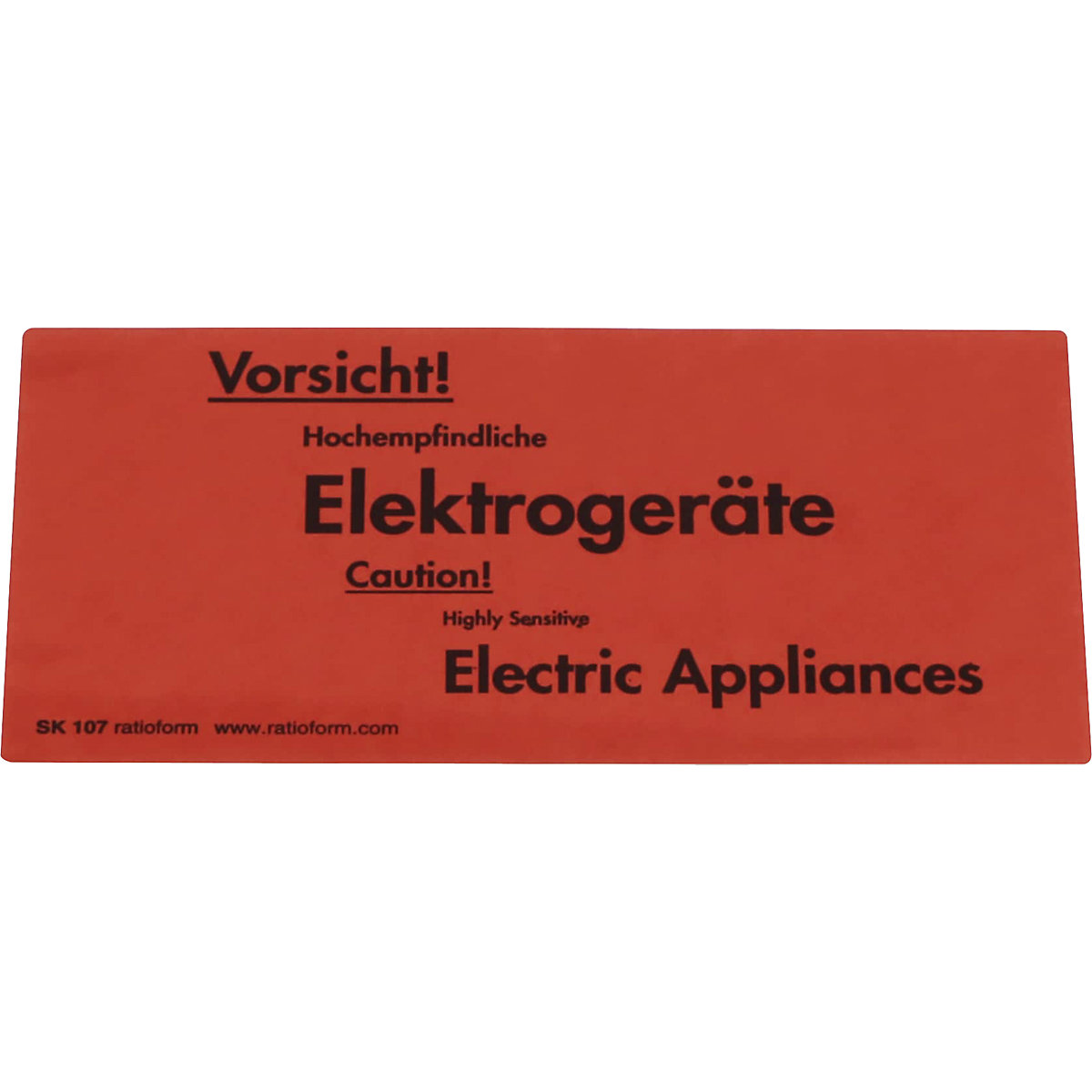 Etichette segnaletiche – ratioform