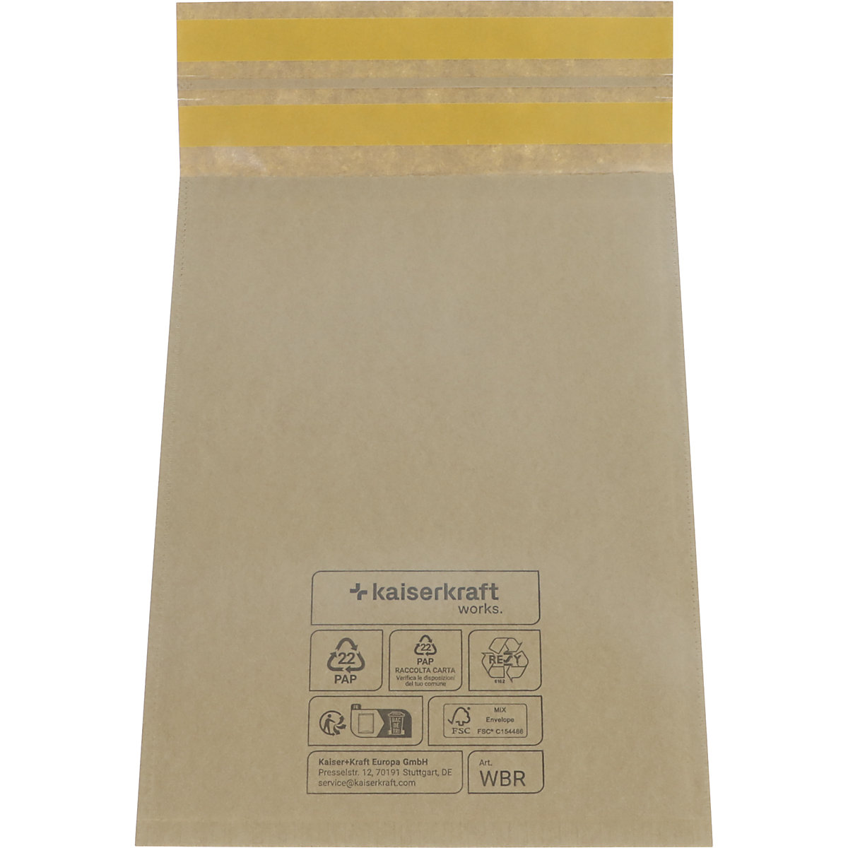 Busta per spedizioni Wavebag™ Return – ratioform terra (Foto prodotto 4)-3