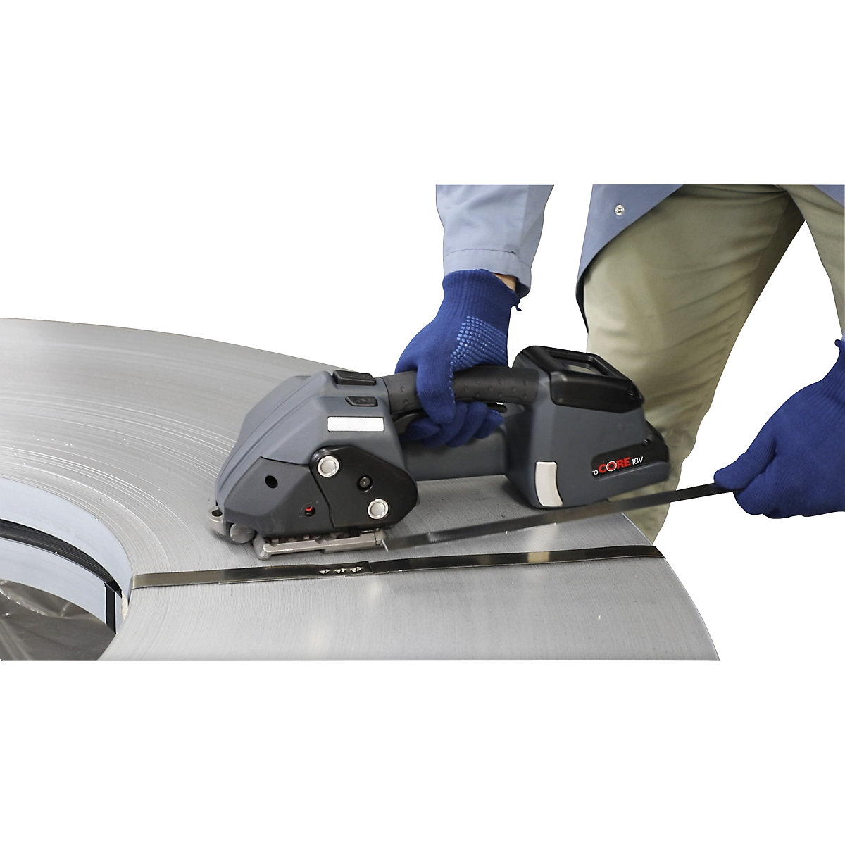 Reggiatrice con batteria ricaricabile per reggia in acciaio – ratioform (Foto prodotto 5)-4