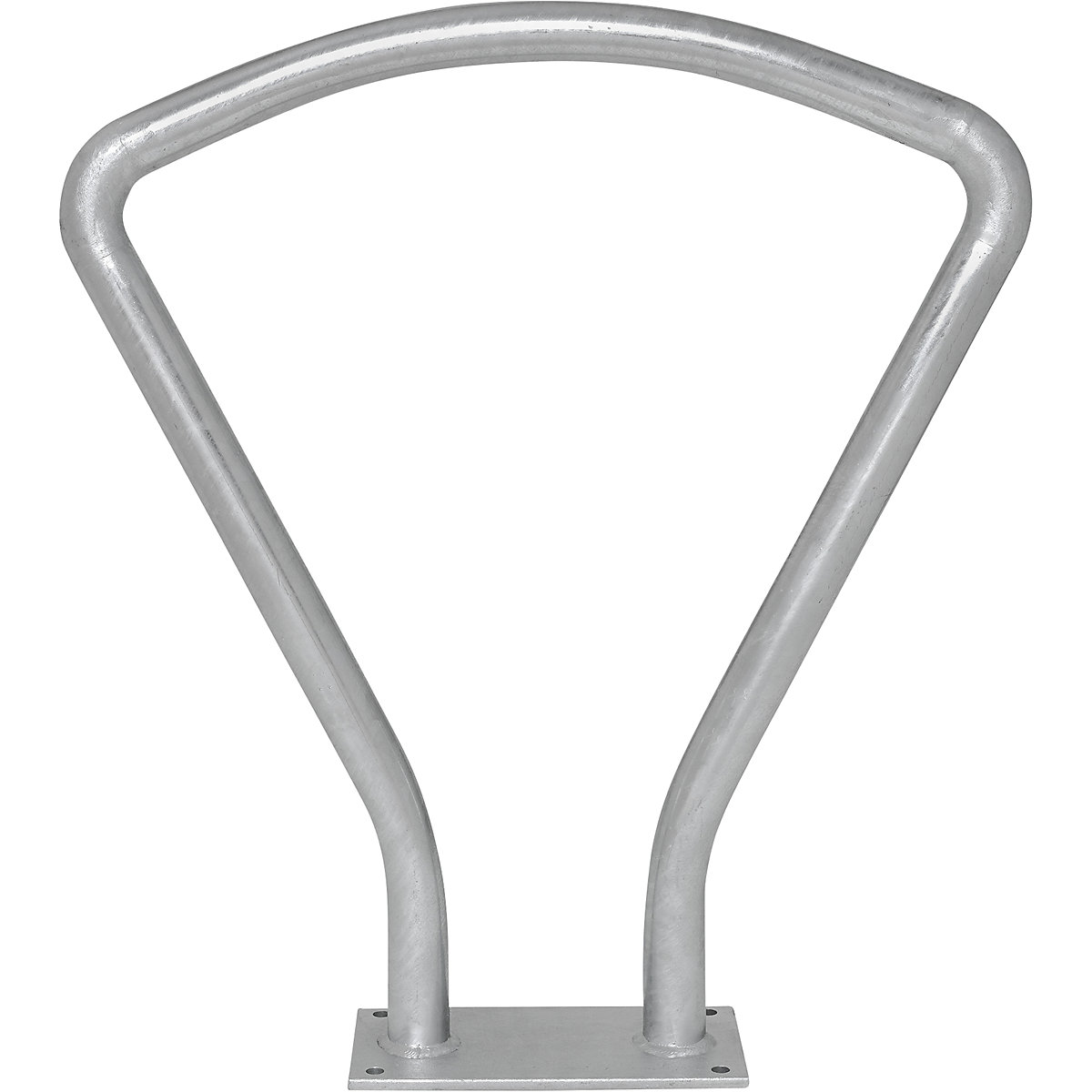 Staffa per biciclette VUELTA, paletto 70 x 70 mm, zincata a fuoco, da ancorare a terra-0