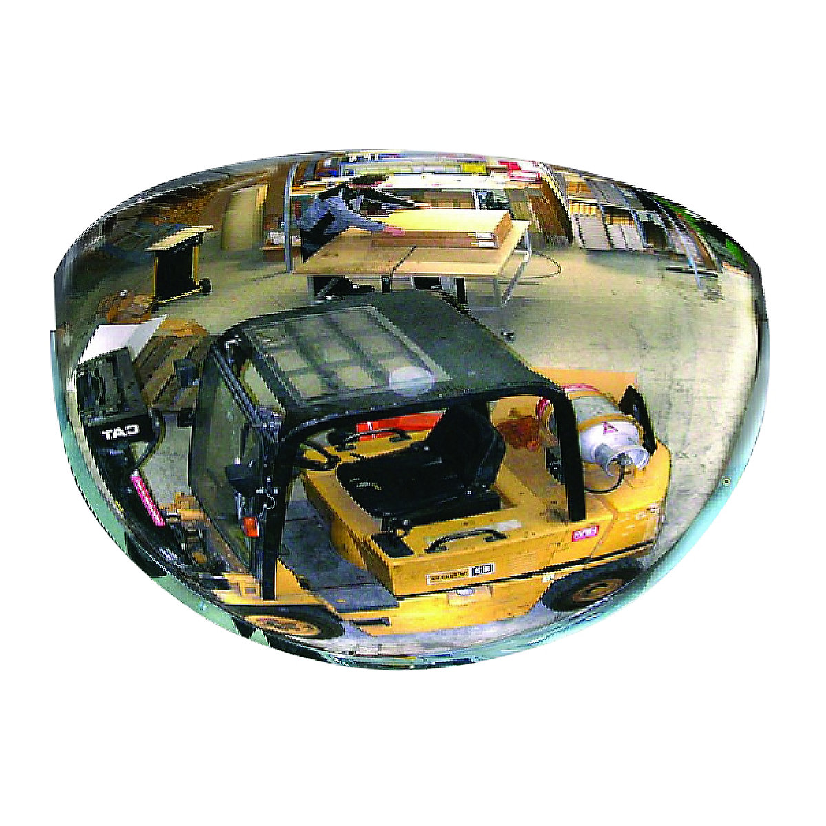 Specchio panoramico – dancop, angolo visuale 180°, Ø 600 mm-0