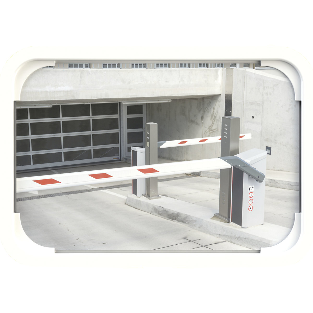 Specchio universale – dancop, rettangolare, alt. x largh. x prof. 400 x 600 x 50 mm-0