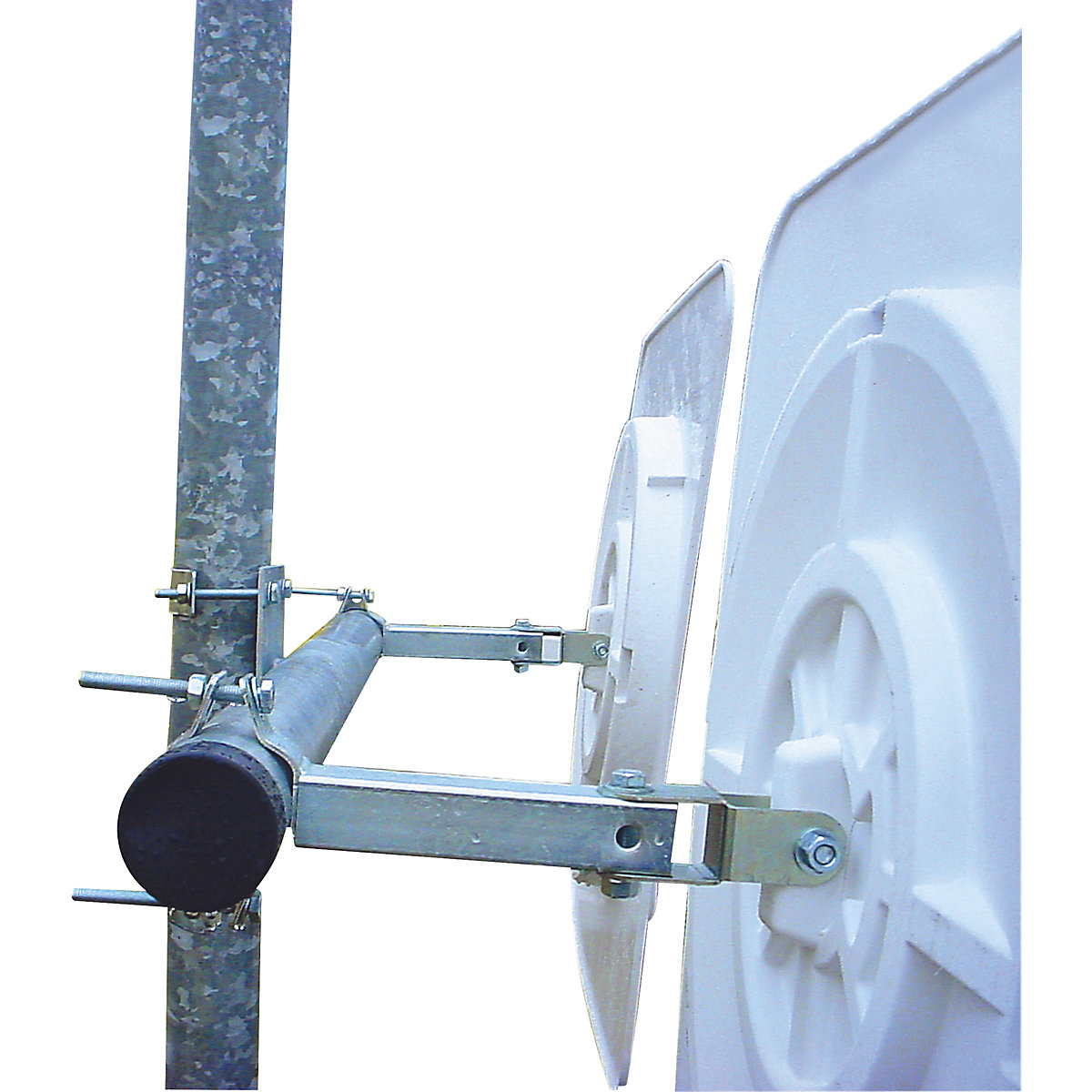 Supporto per 2 specchi – Vialux, per Ø palo 60 – 90 mm, largh. x Ø 1300 x 76 mm-0