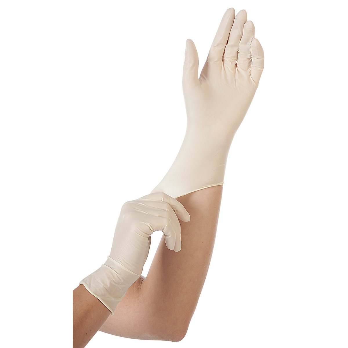 Guanti monouso in lattice, conf. da 1000 pz., GRIP LIGHT NATUR, taglia 7 (S)-0
