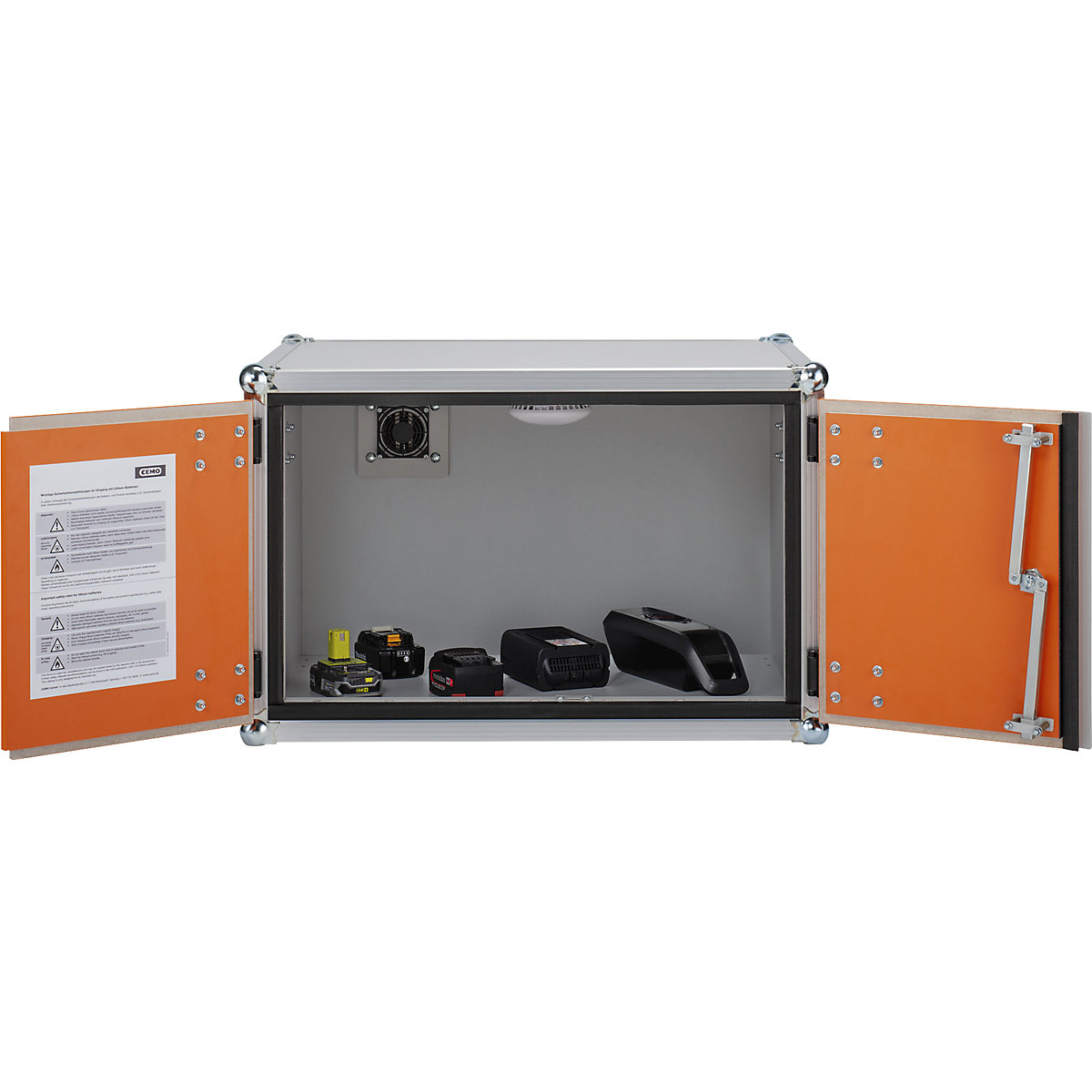 Armadio di sicurezza per lo stoccaggio di batterie – CEMO (Foto prodotto 2)-1
