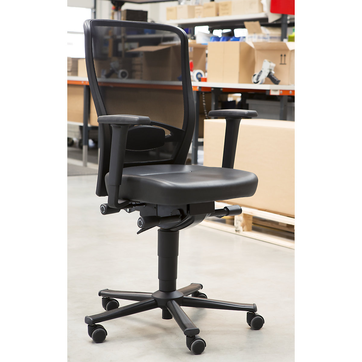 Industrial swivel chair – bimos (Product illustration 2)-1