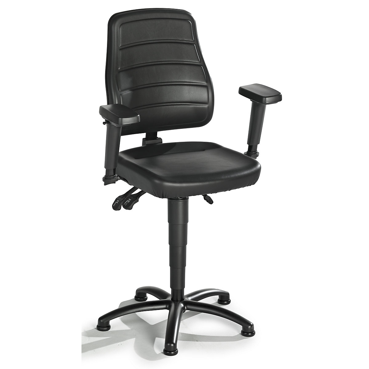 Industrial swivel chair – eurokraft pro (Product illustration 4)-3