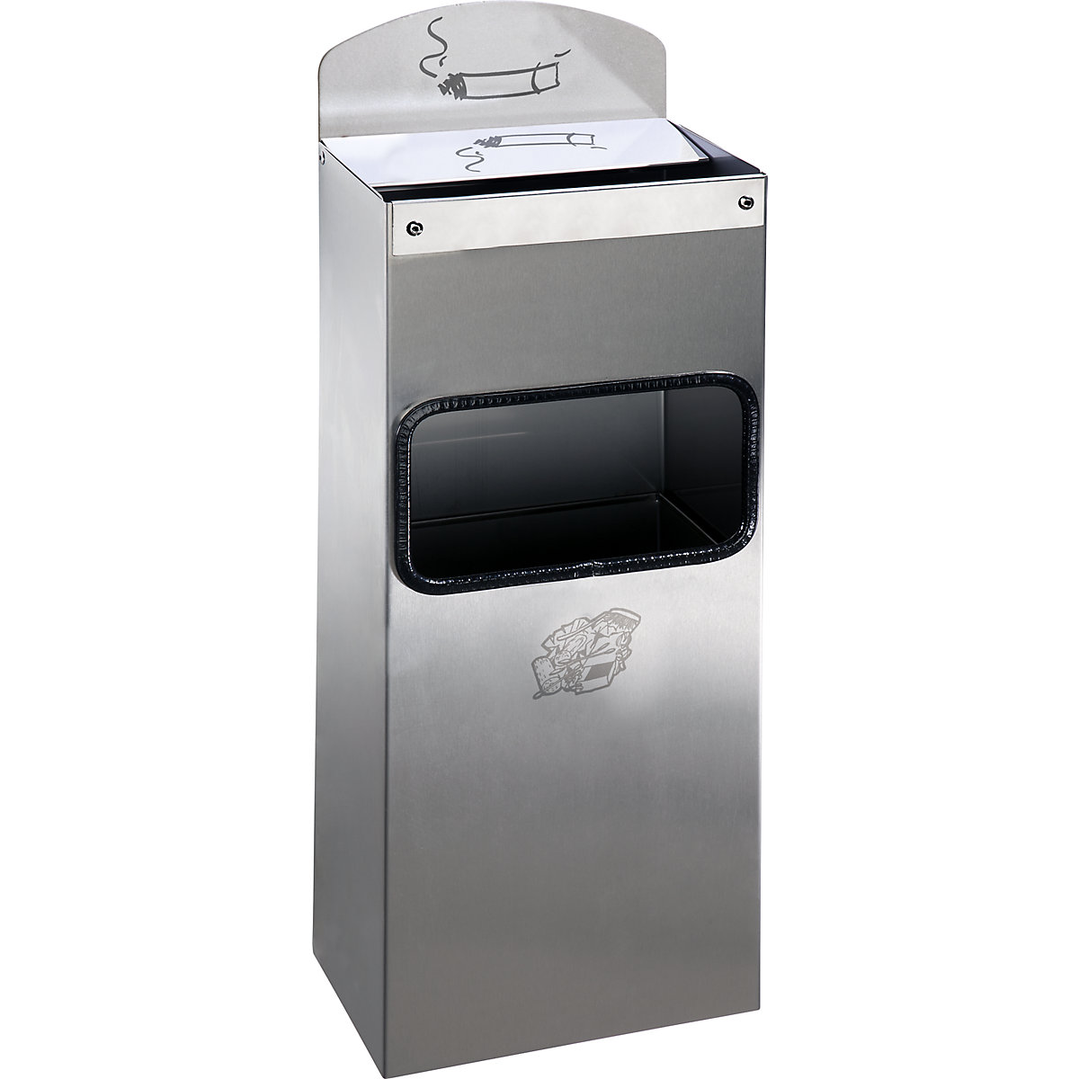 Cinzeiro de parede combinado com inserção para resíduos – VAR (Imagem do produto 2)-1