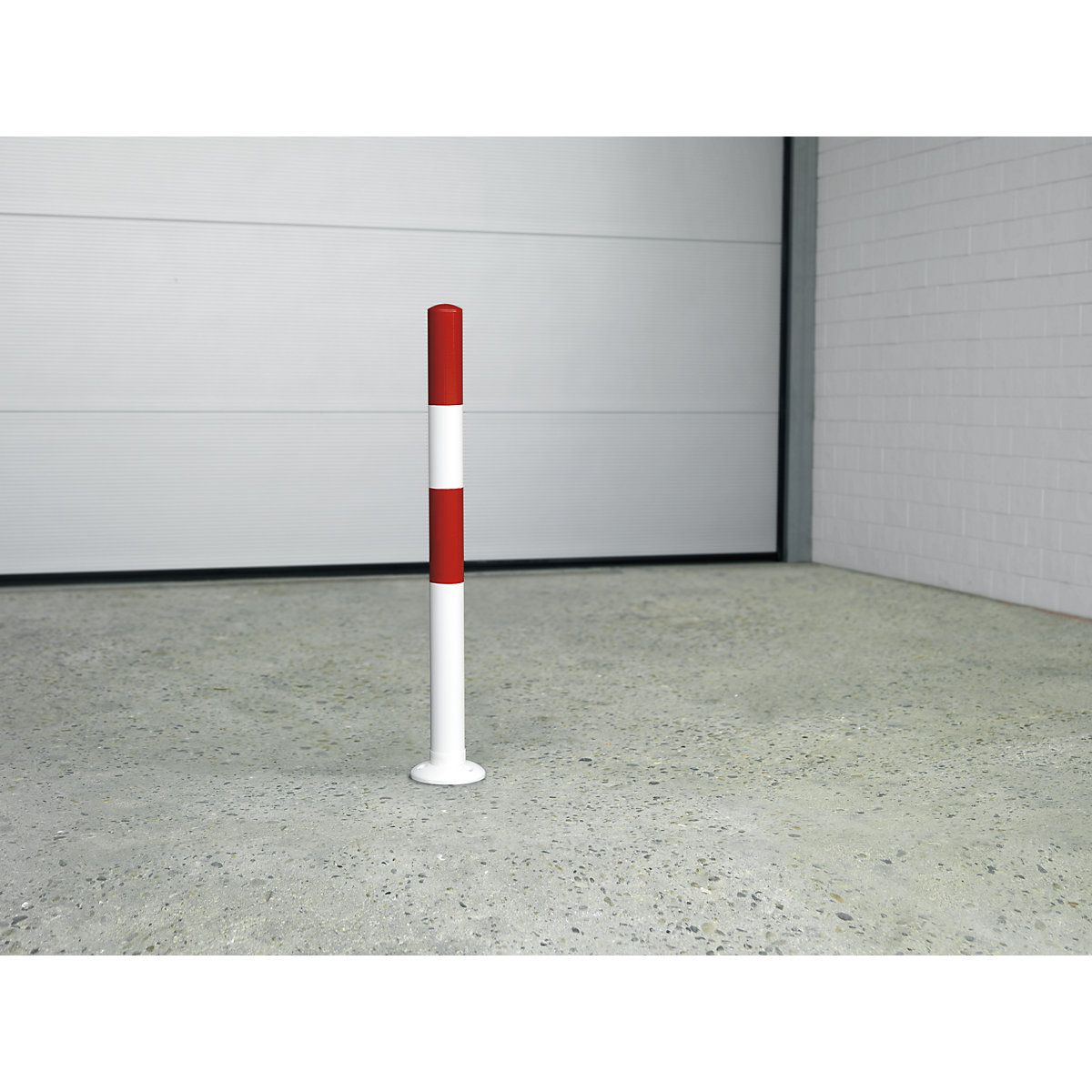 Poste de barreira em tubo de aço redondo (Imagem do produto 2)-1