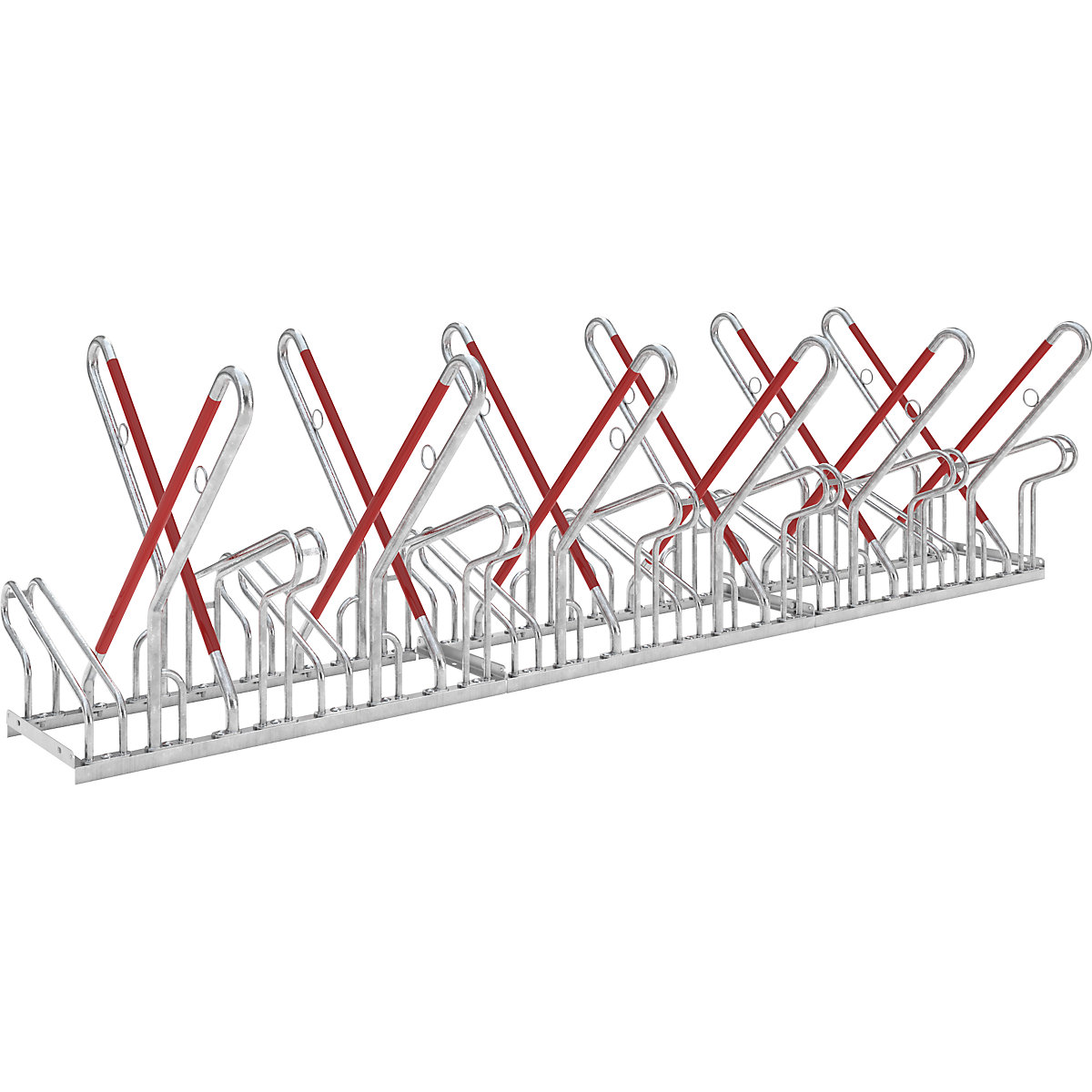 Suporte de estacionamento de encosto – WSM, modelo 2500 XBF, bilateral, 2 x 6 lugares-0