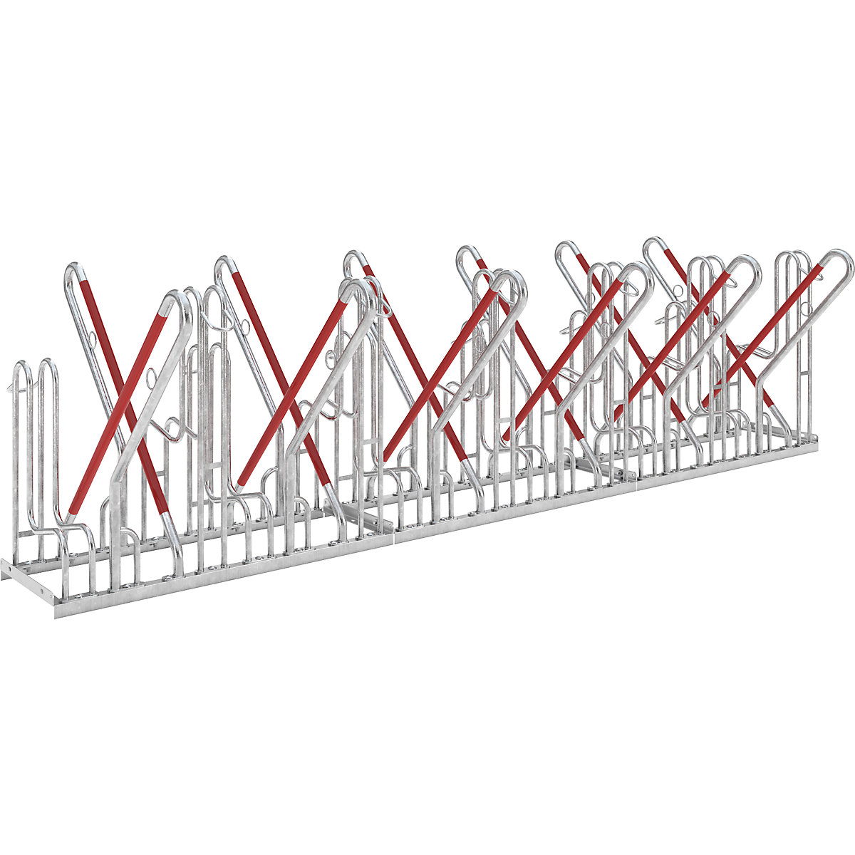 Suporte de estacionamento de encosto – WSM, modelo 4500 XBF, bilateral, 2 x 6 lugares-0