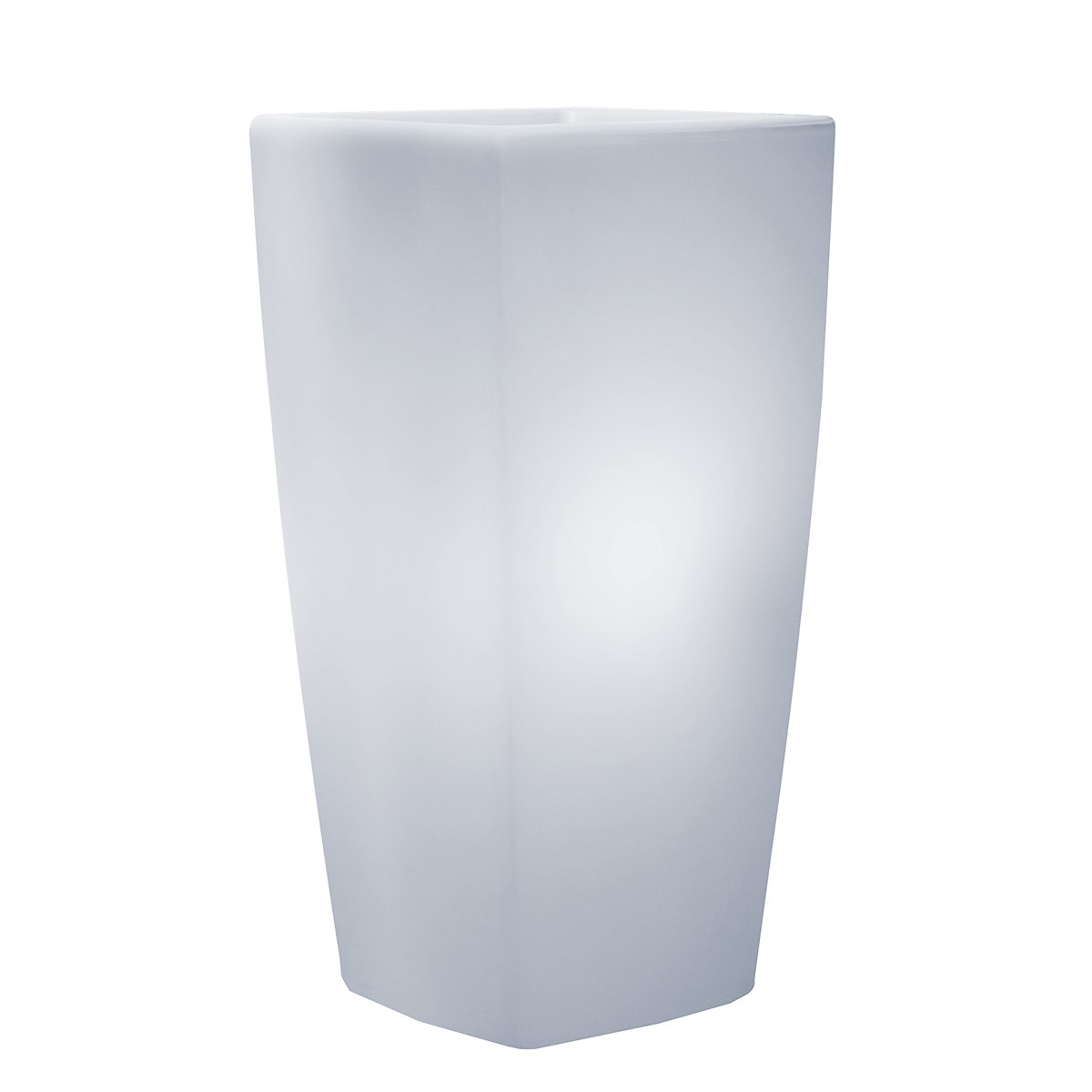 Recipiente para plantas – DEGARDO, TREVIA V, AxLxP 700 x 360 x 360 mm, transparente, iluminado com RGB+CCT-0