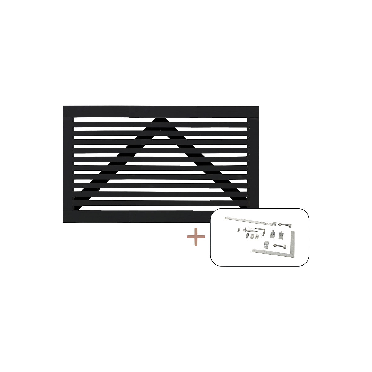 Porta única Tokyo, madeira, LxA 1500 x 900 mm, preto-0