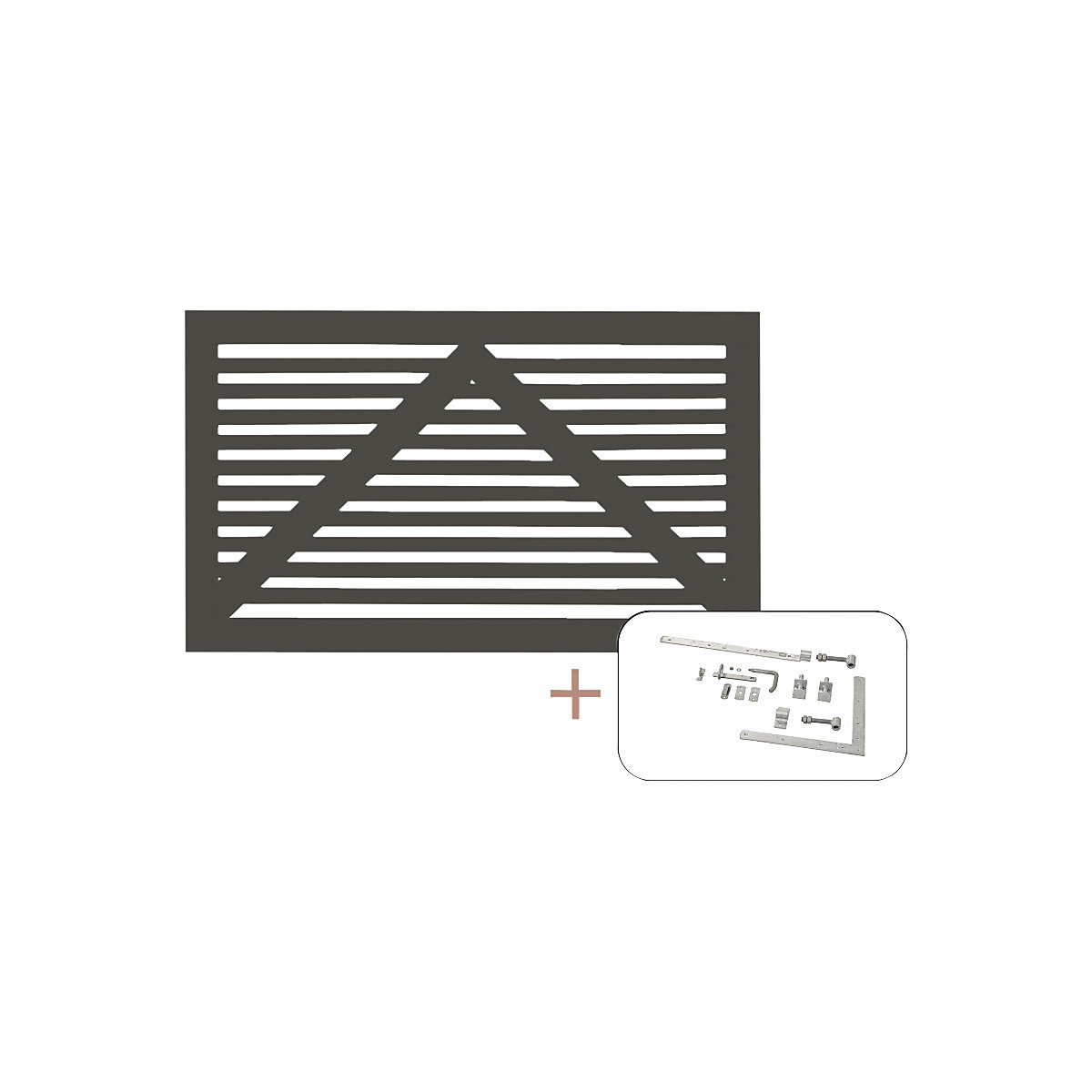 Porta única Tokyo, madeira, LxA 1500 x 900 mm, cinzento sombra-0