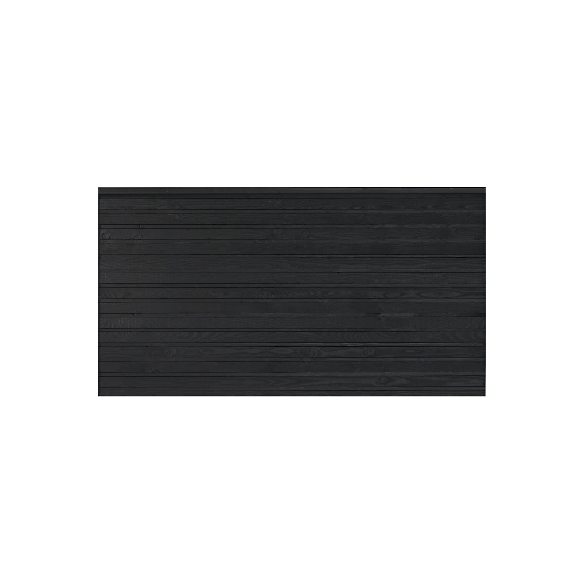 Vedação de perfil PLUS Plank, madeira, LxA 1740 x 910 mm, preto-0
