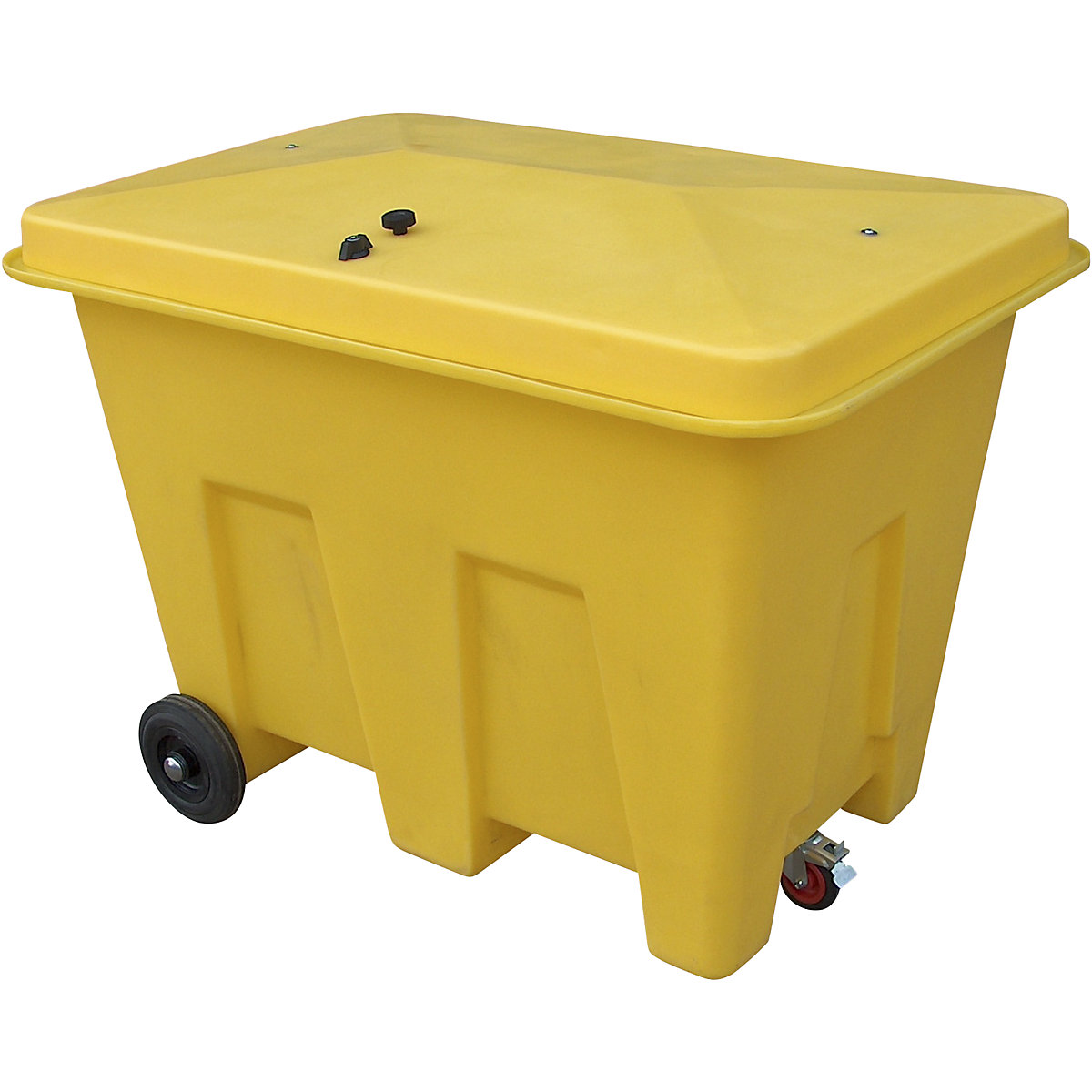 Conteneur de stockage avec roulettes, capacité 350 l, verrouillable, L x l x h 1265 x 855 x 910 mm-0