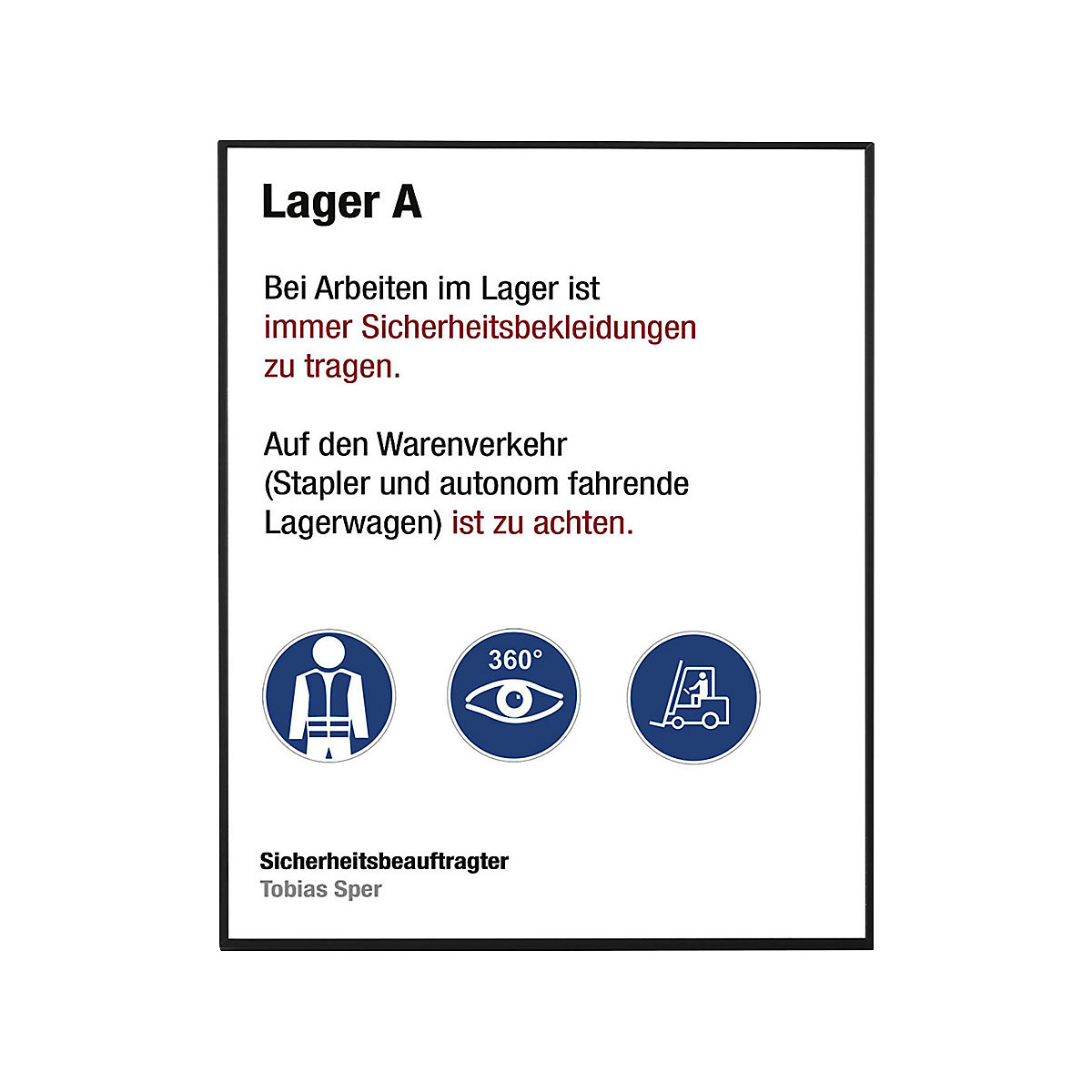 MADRID Black Line™ útmutató tábla