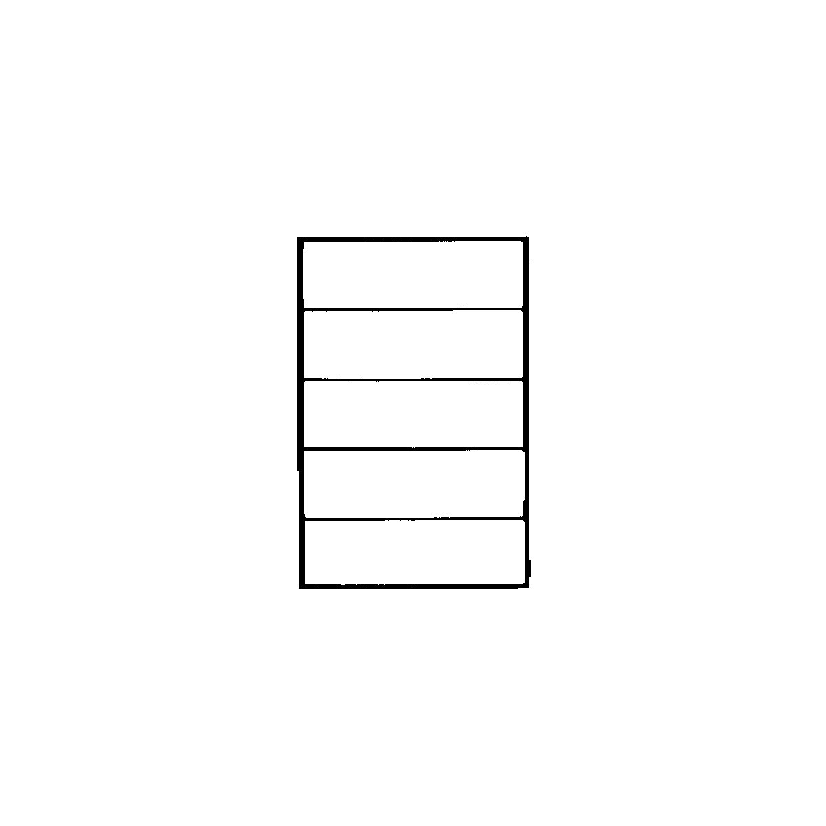 Irodai állvány, acél – C+P (Termék képe 2)-1