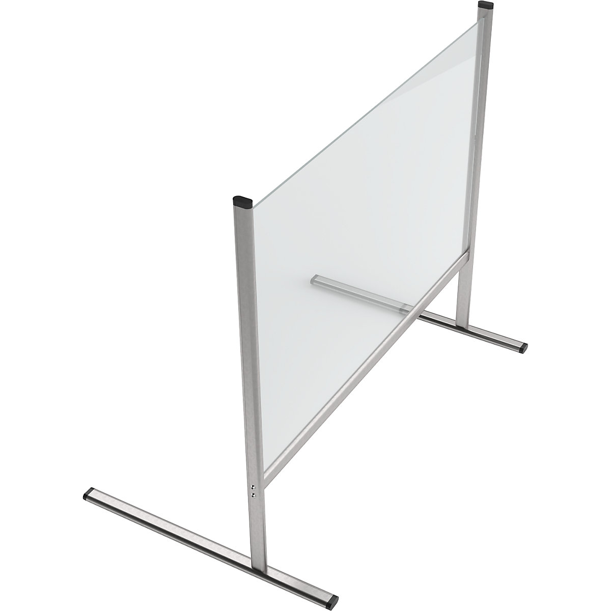 Akrilüveg higiéniai fal alumíniumkerettel, talpakkal – magnetoplan (Termék képe 2)-1