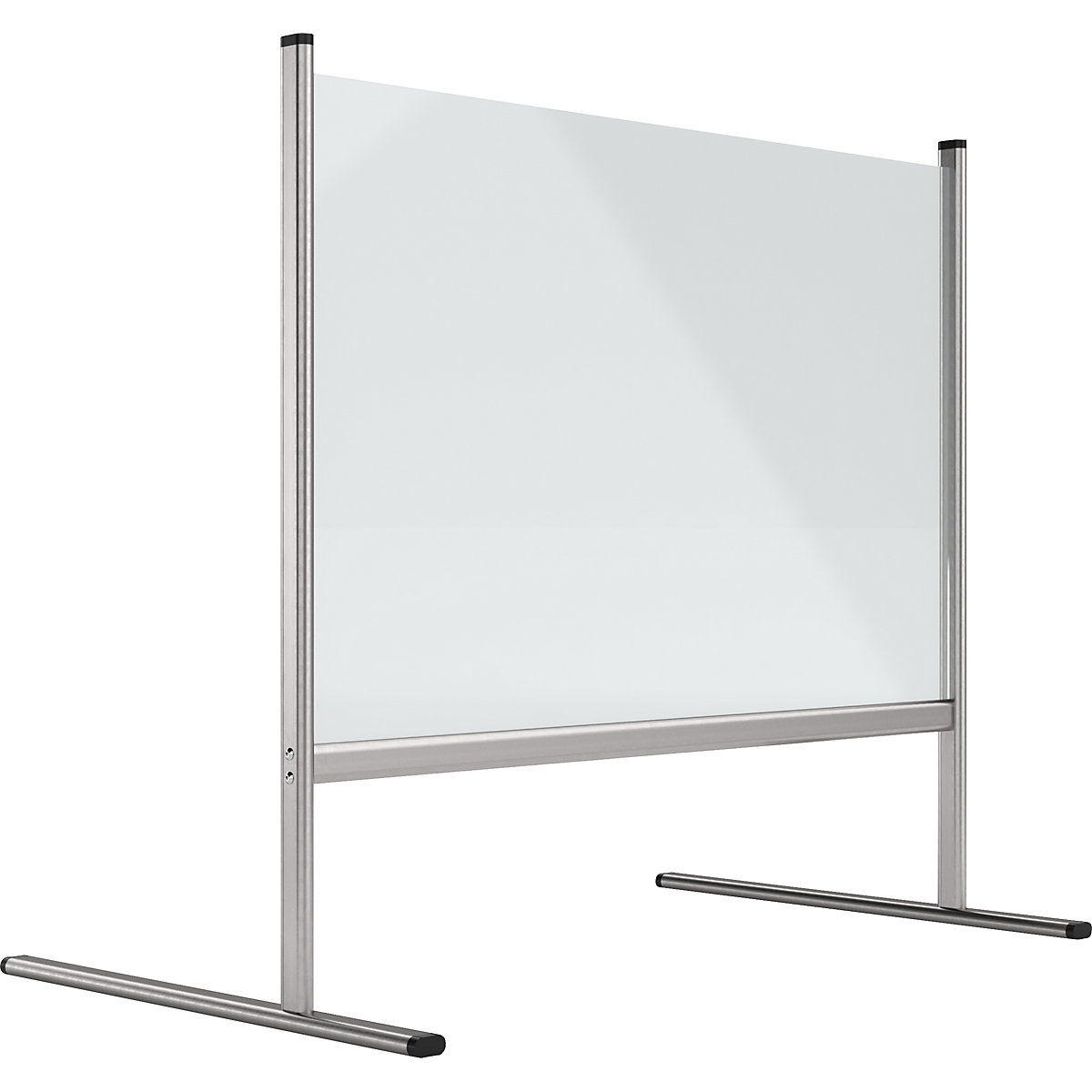 Akrilüveg higiéniai fal alumíniumkerettel, talpakkal – magnetoplan (Termék képe 4)-3