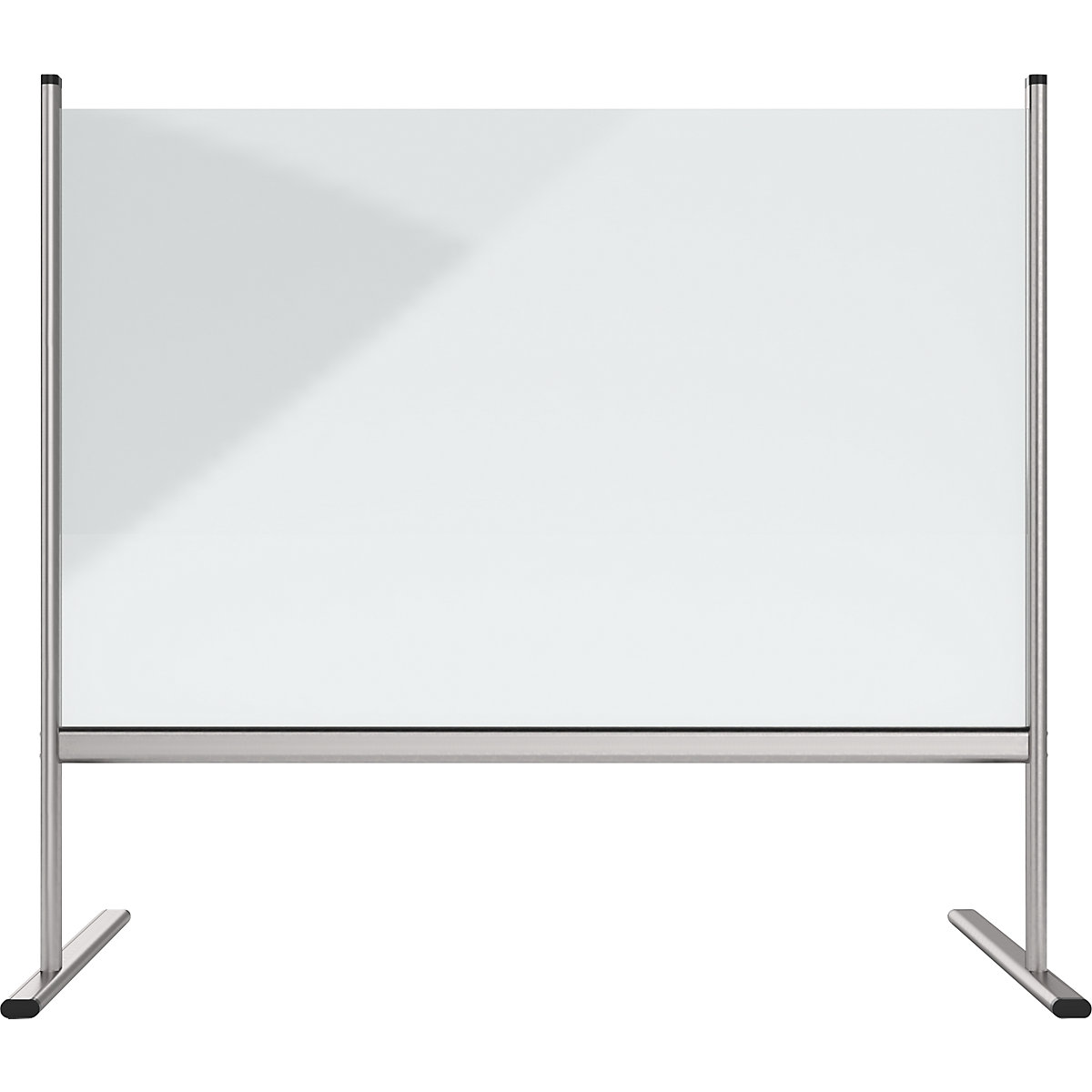 Akrilüveg higiéniai fal alumíniumkerettel, talpakkal – magnetoplan (Termék képe 5)-4