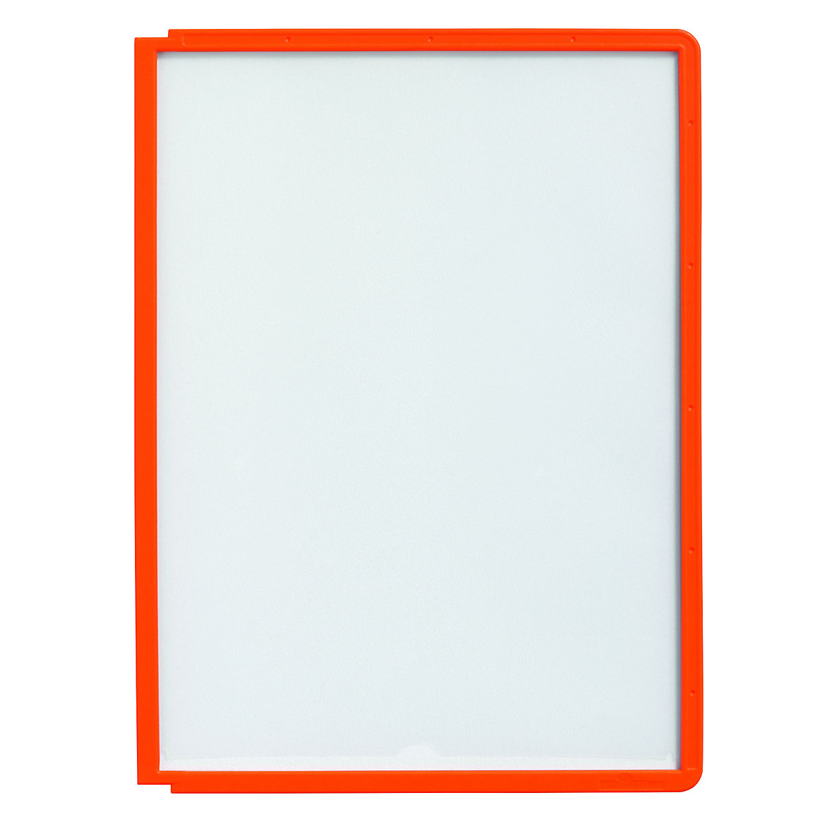 Bemutatótábla profilkerettel – DURABLE, DIN A4 formátumhoz, cs. e. 10 db, narancssárga-0
