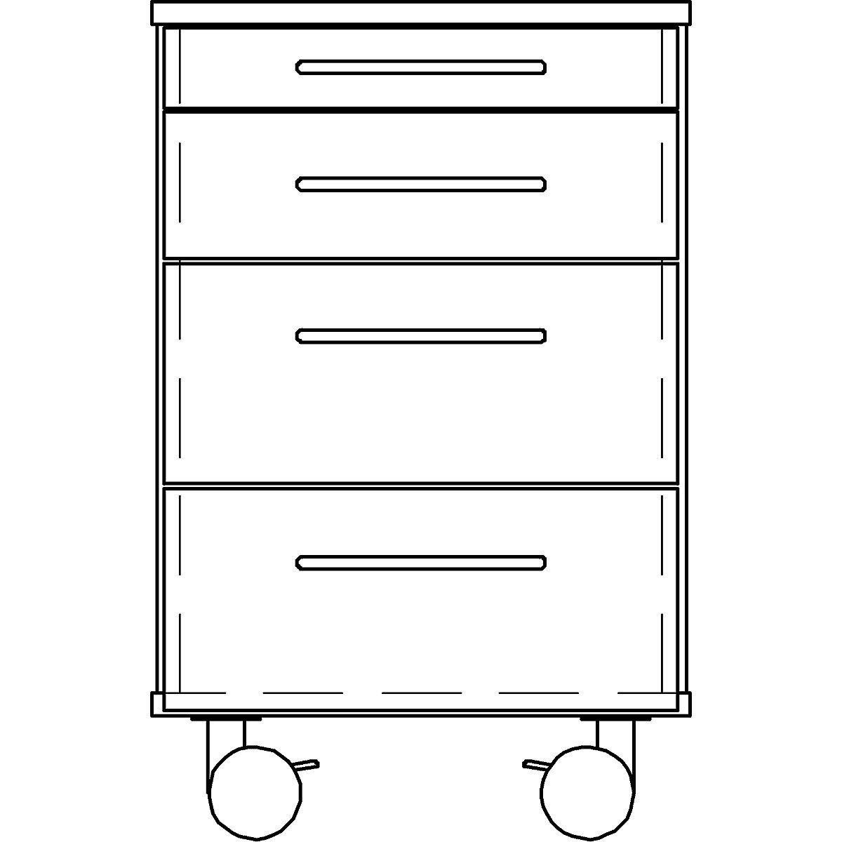 Laboratorijska spodnja omarica, nizka (Slika izdelka 3)-2