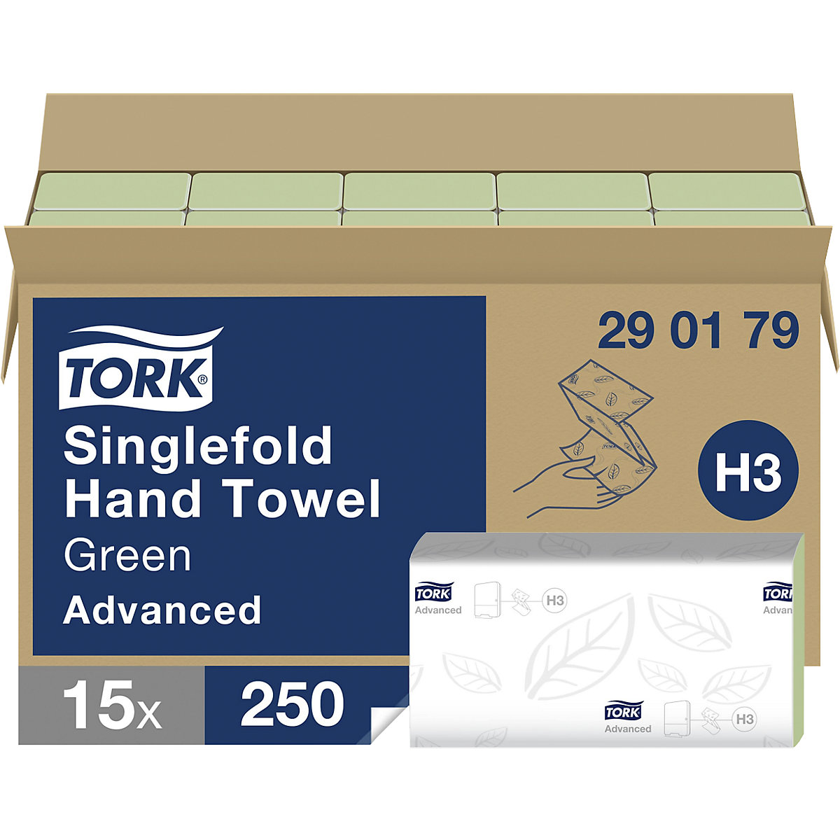Cikcakkban hajtott törülközők – TORK