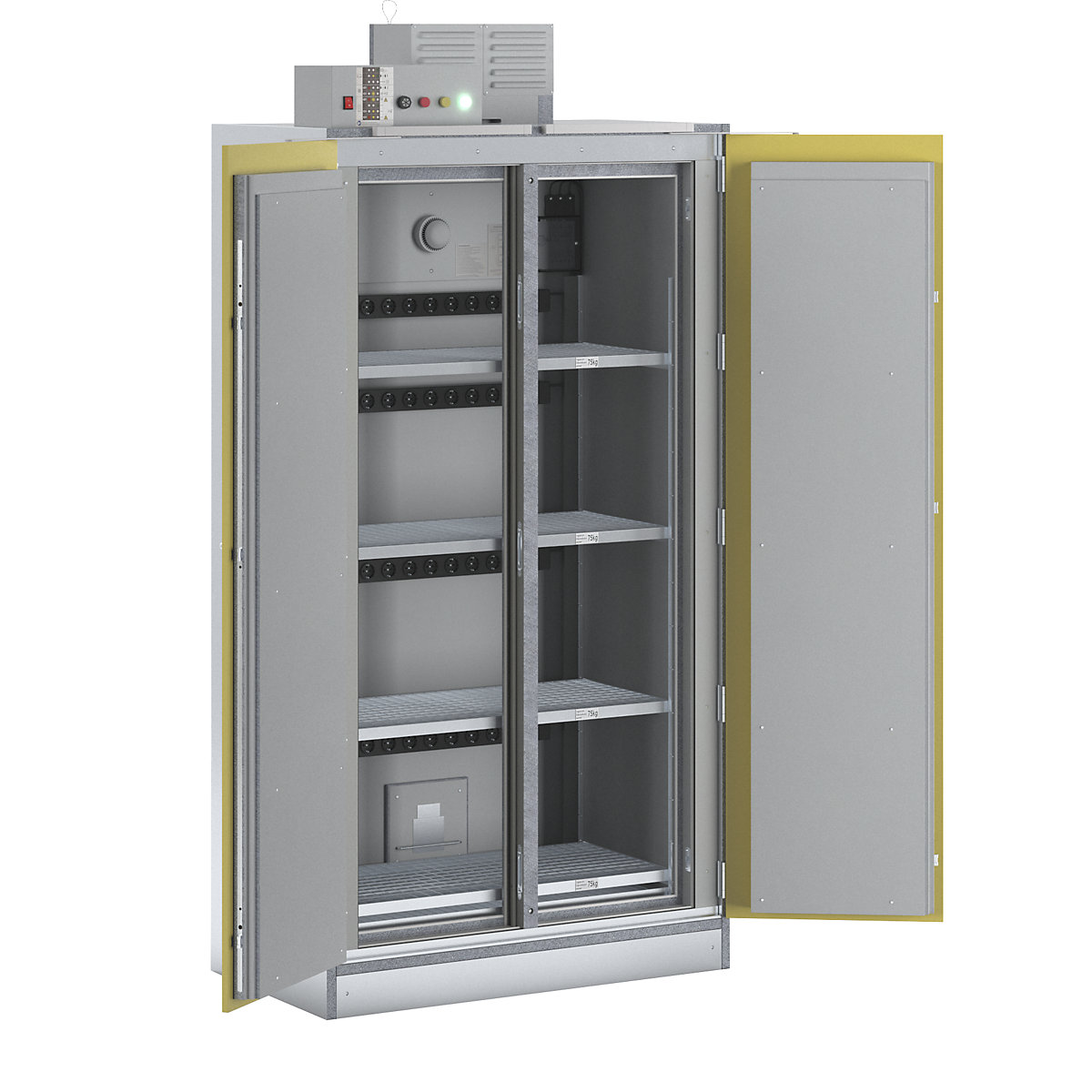 SiS Li-Ion 90 Safe Pro biztonsági akkumulátortöltő szekrény – LaCont (Termék képe 9)-8