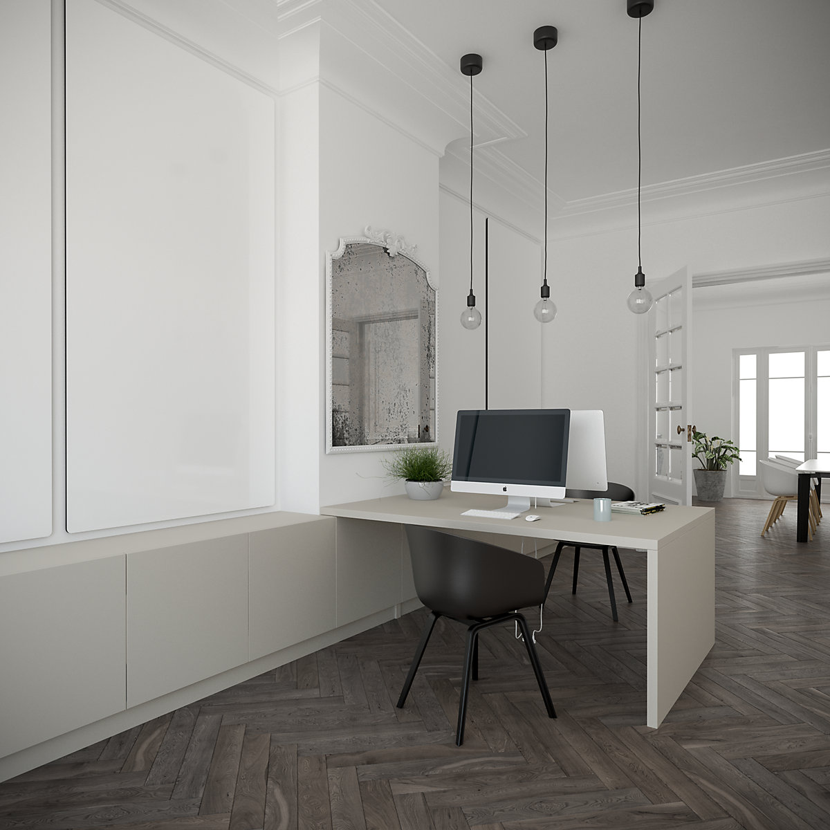 Bílá tabule CURVE – Chameleon (Obrázek výrobku 7)-6