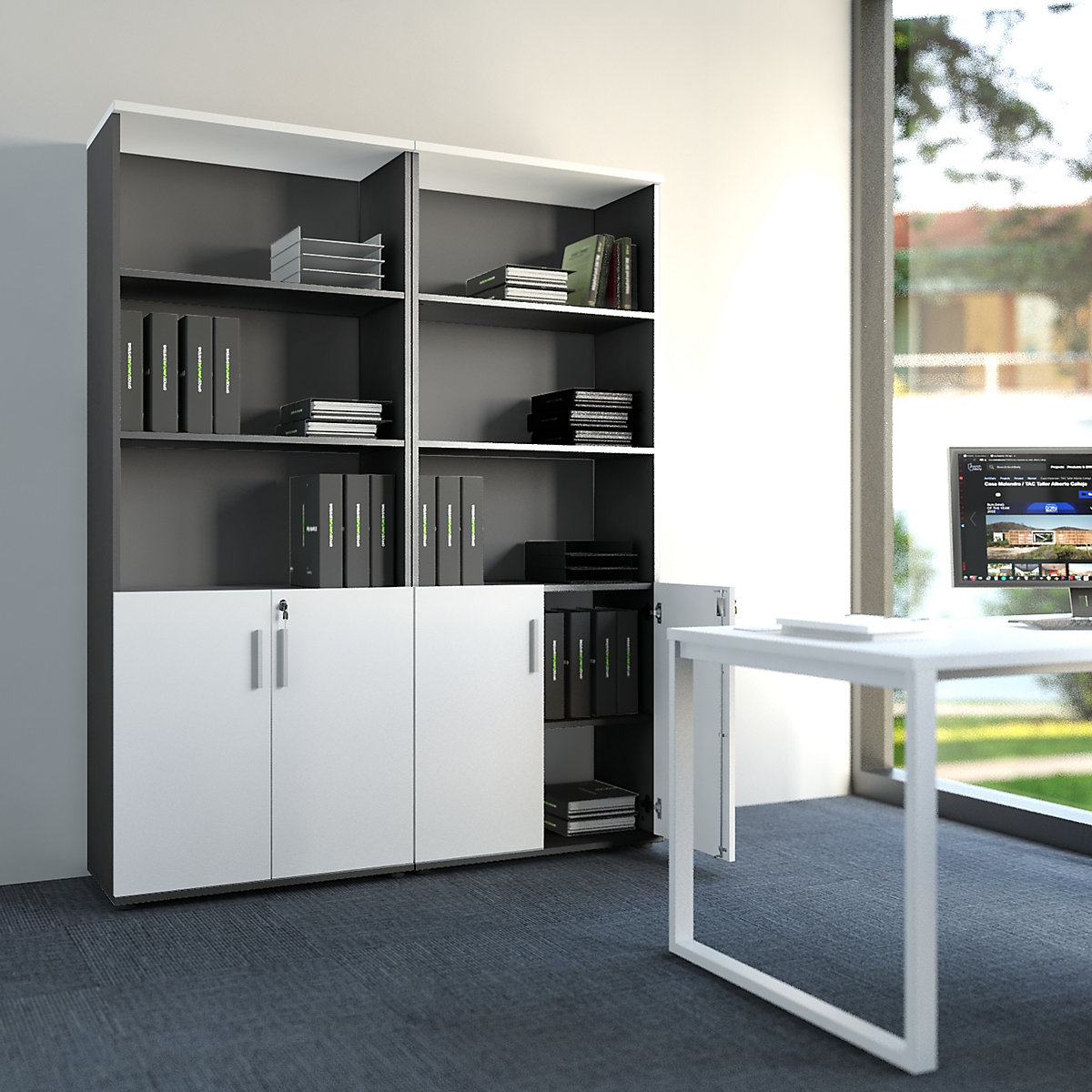Skříň Portland, š x h 800 x 420 mm (Obrázek výrobku 6)-5