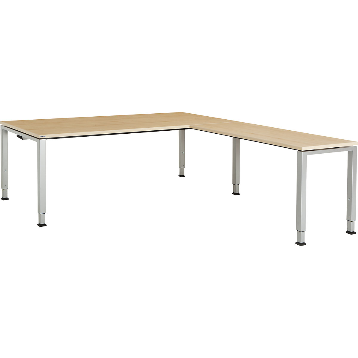 Kombinovaný psací stůl s nohami ze čtvercové/obdélníkové trubky - mauser