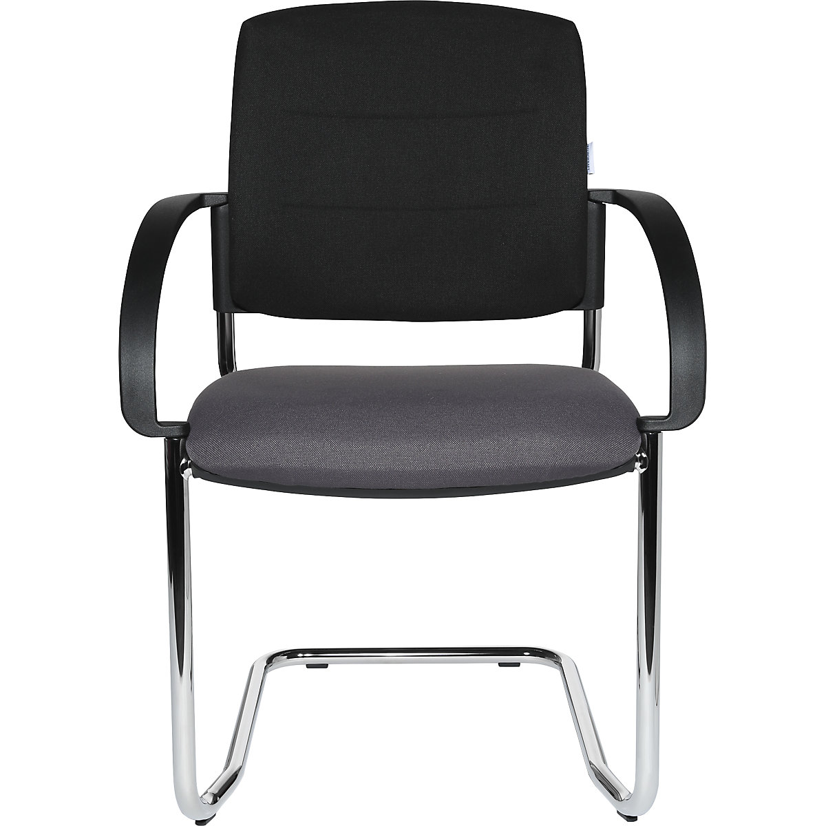 Židle na pružném rámu, bal.j. 2 kusy – eurokraft pro (Obrázek výrobku 2)-1
