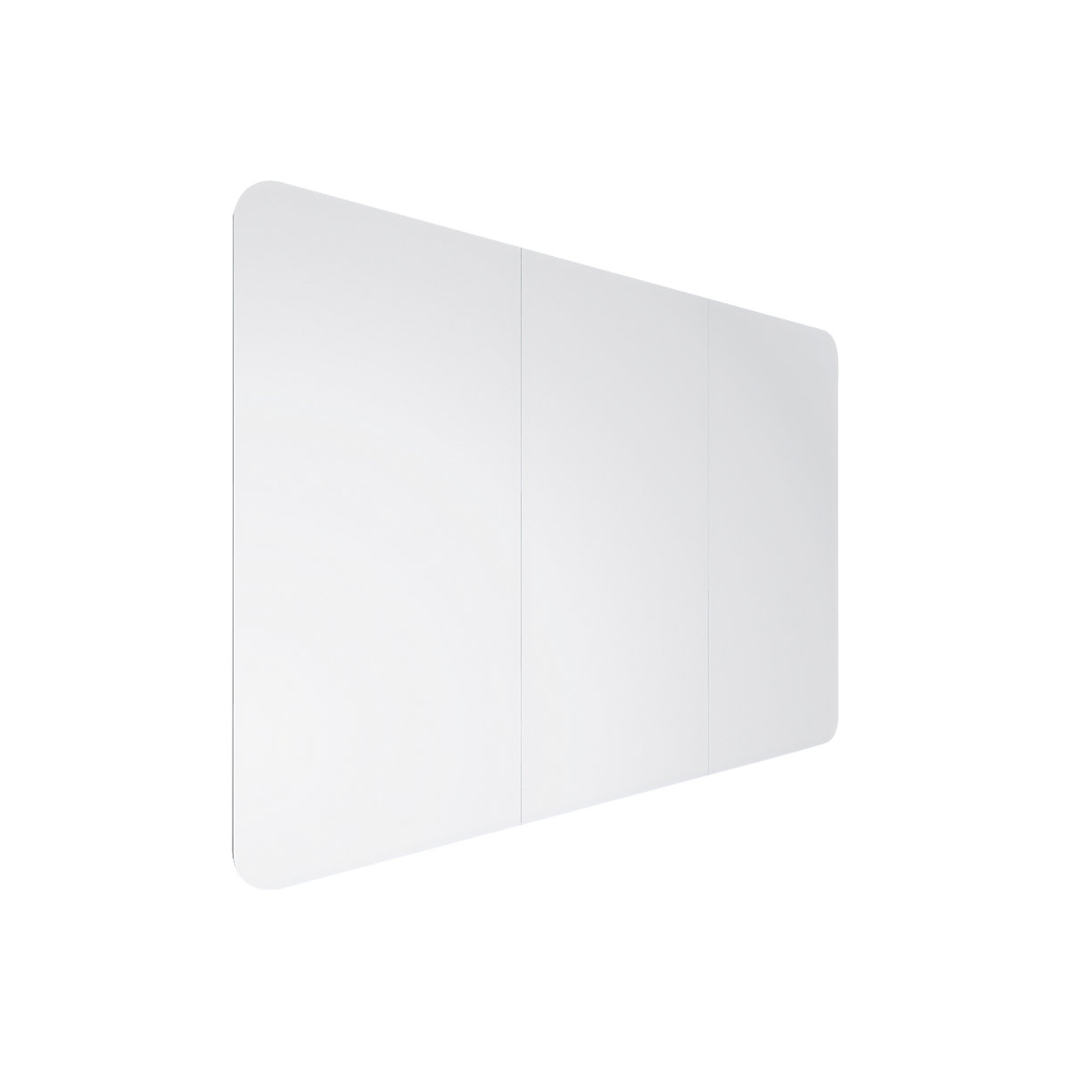 Dizajnová biela tabuľa XXL VisuWall Curve – Chameleon