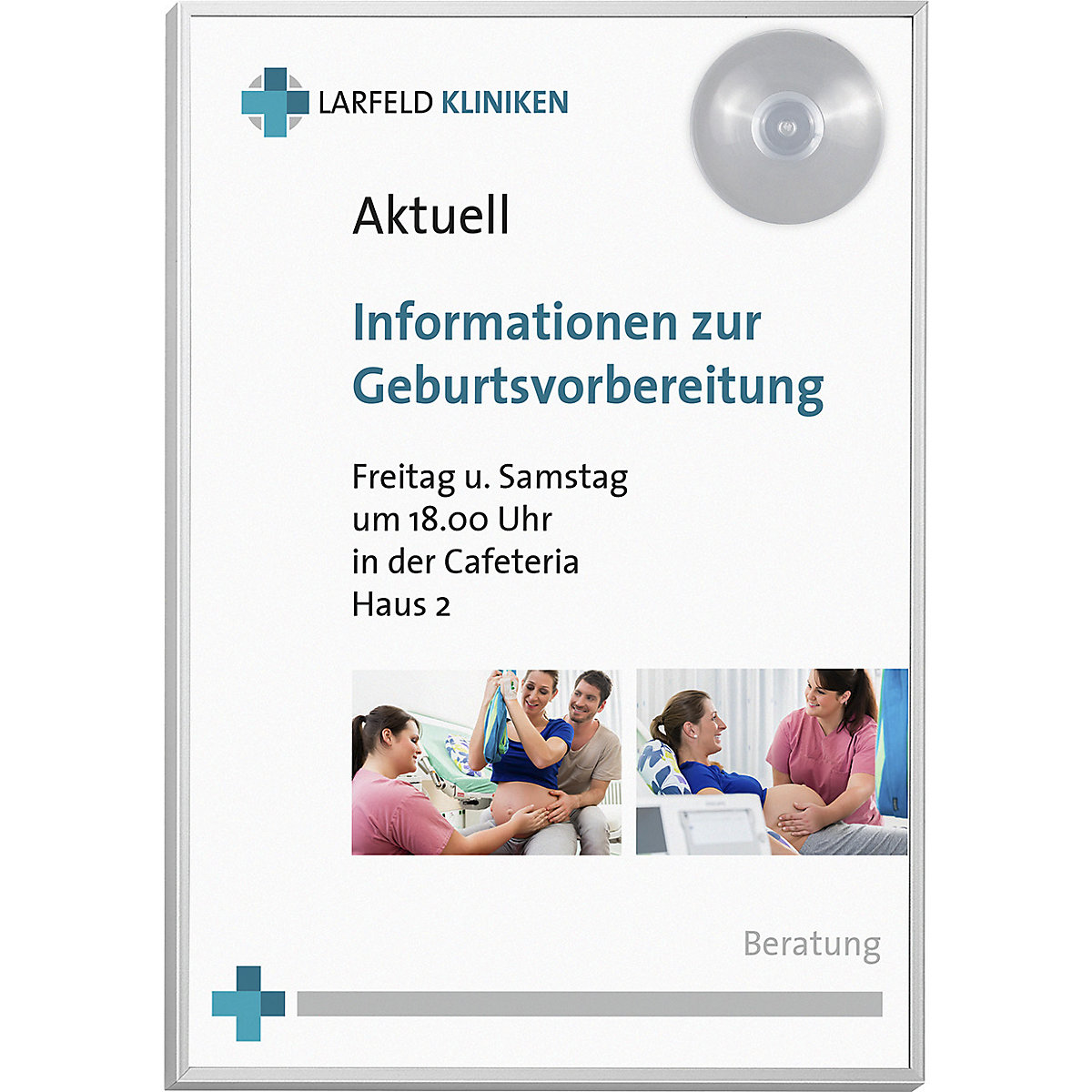 Štítok na dvere MADRID Silver Line Vario