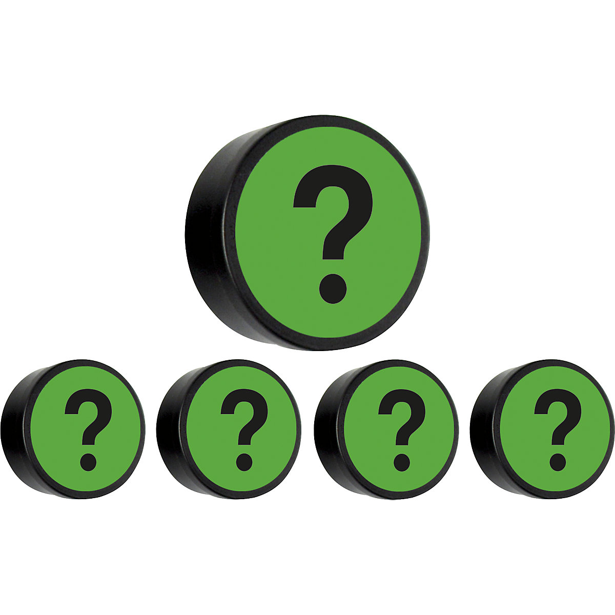 Kruhový magnet QUESTION – SMIT VISUAL