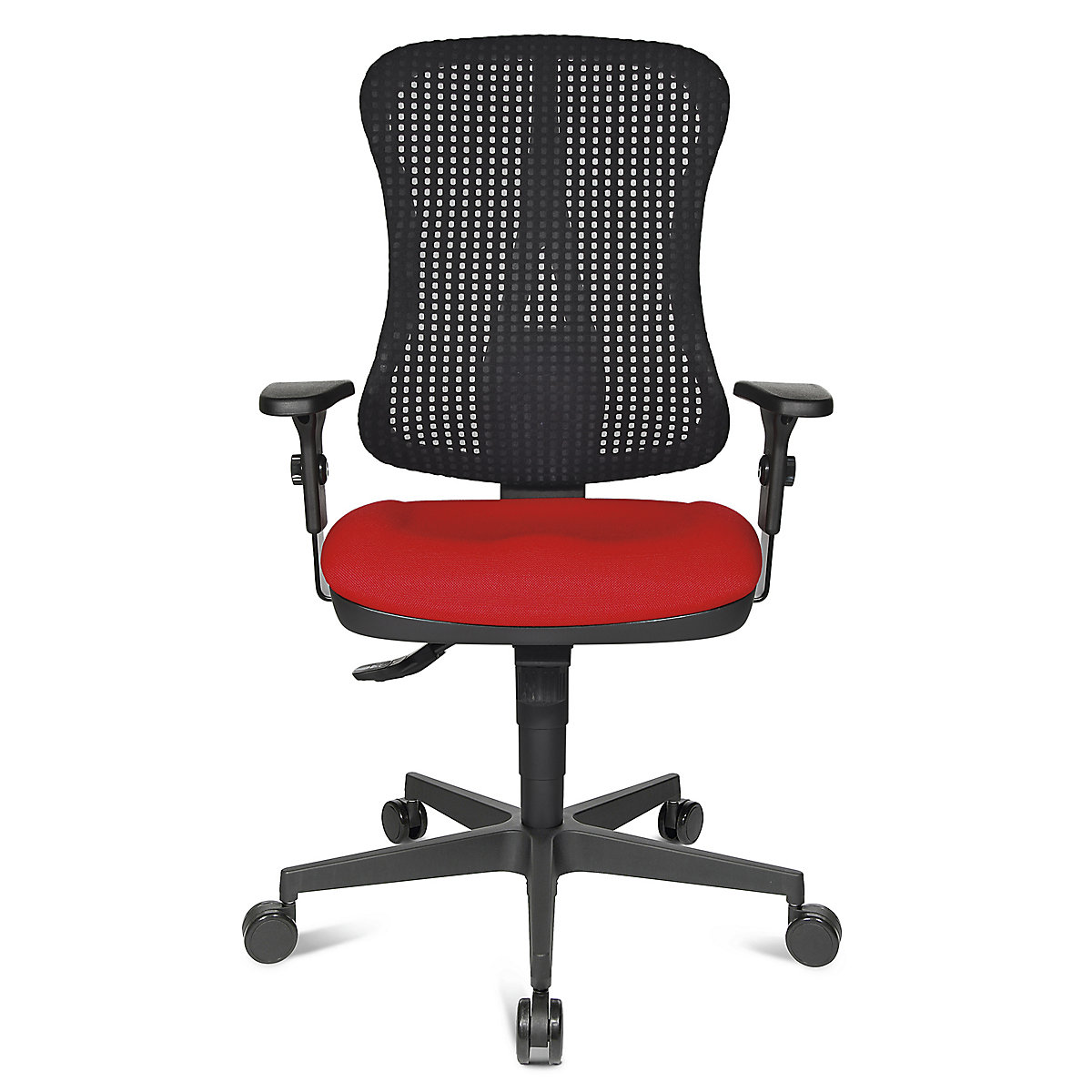 Otočná stolička pre ľudí s problémami s platničkami, žliabkové sedadlo – Topstar (Zobrazenie produktu 5)-4