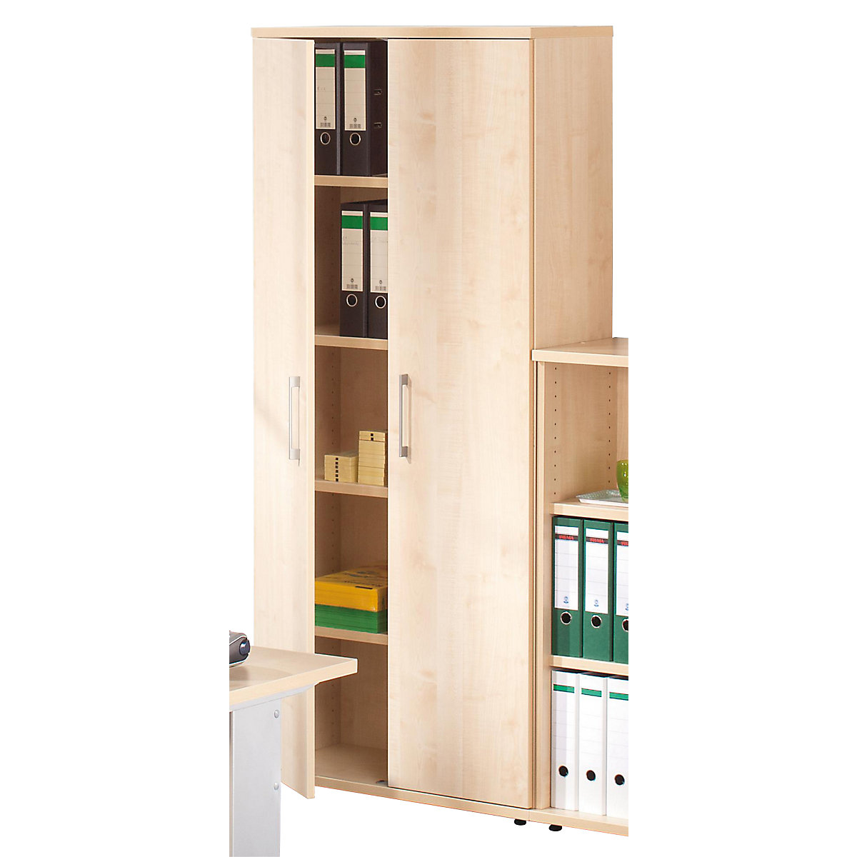 Skriňa na spisy PETRA, v x š x h 1851 x 800 x 362 mm, vzor javor-0