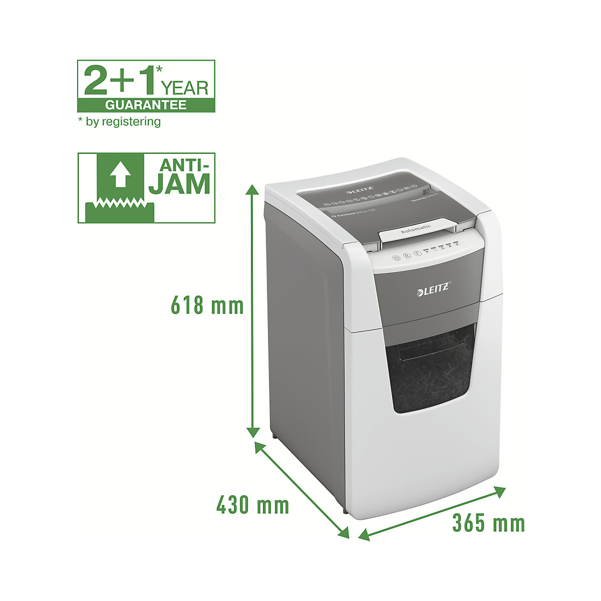 Papiervernietiger IQ Autofeed Office 150 – Leitz (Productafbeelding 6)-5