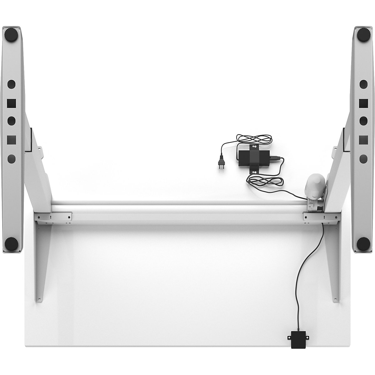Bureau Venla, elektrisch in hoogte verstelbaar – eurokraft basic (Productafbeelding 8)-7