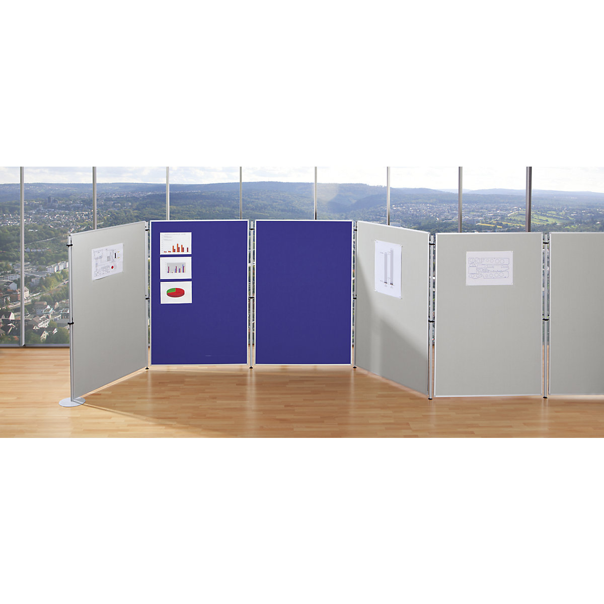 Functionele scheidingswand – eurokraft basic (Productafbeelding 4)-3