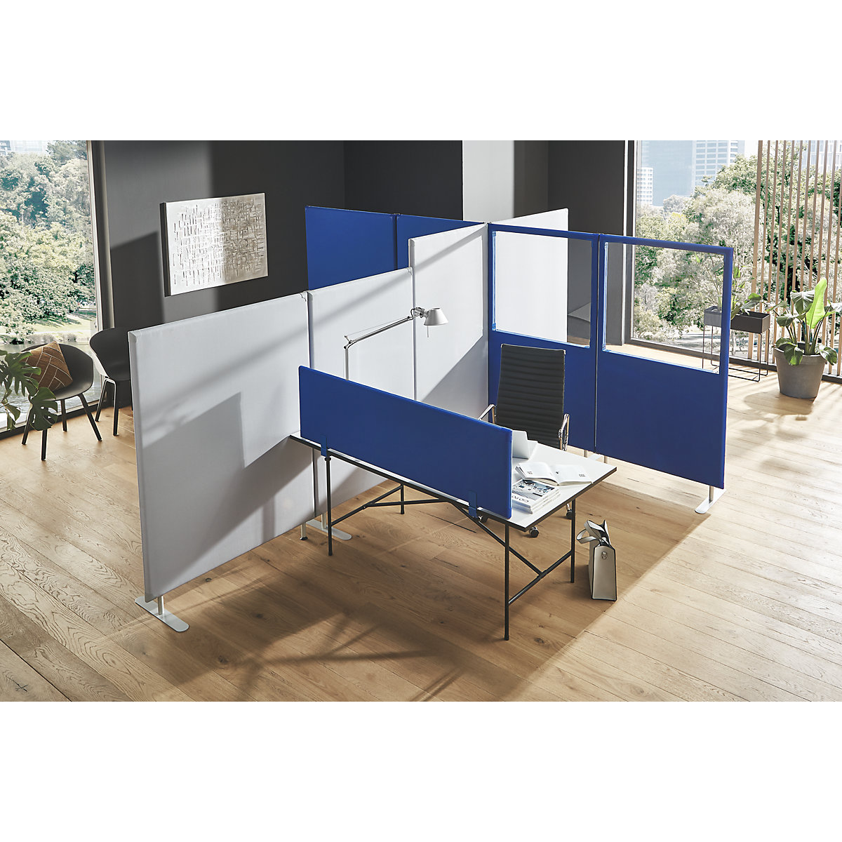 Geluiddempende scheidingswand – eurokraft pro (Productafbeelding 2)-1