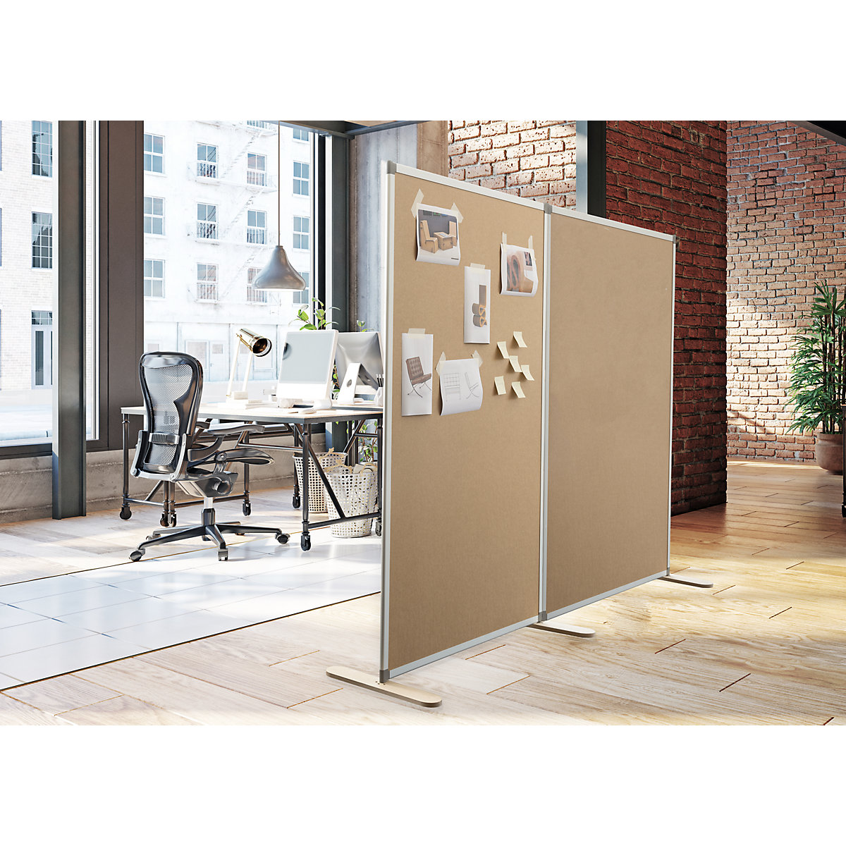 Scheidingswand NATURAL – SMIT VISUAL (Productafbeelding 3)-2