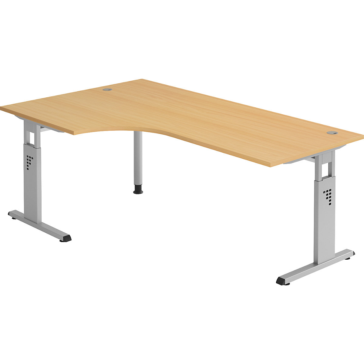 Vrijvormtafel, in hoogte verstelbaar
