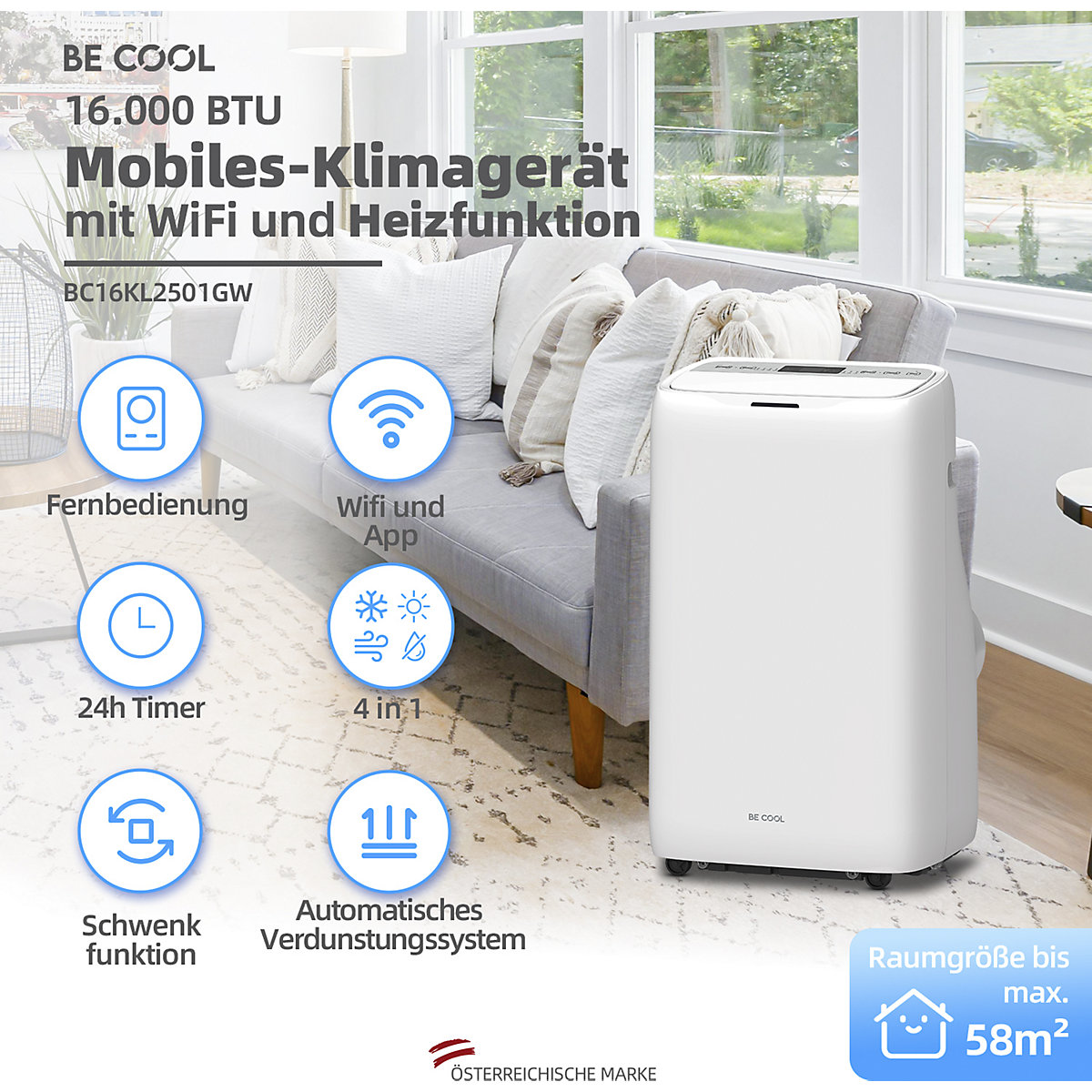 Airconditionerapparaat 16.000 BTU (Productafbeelding 2)-1