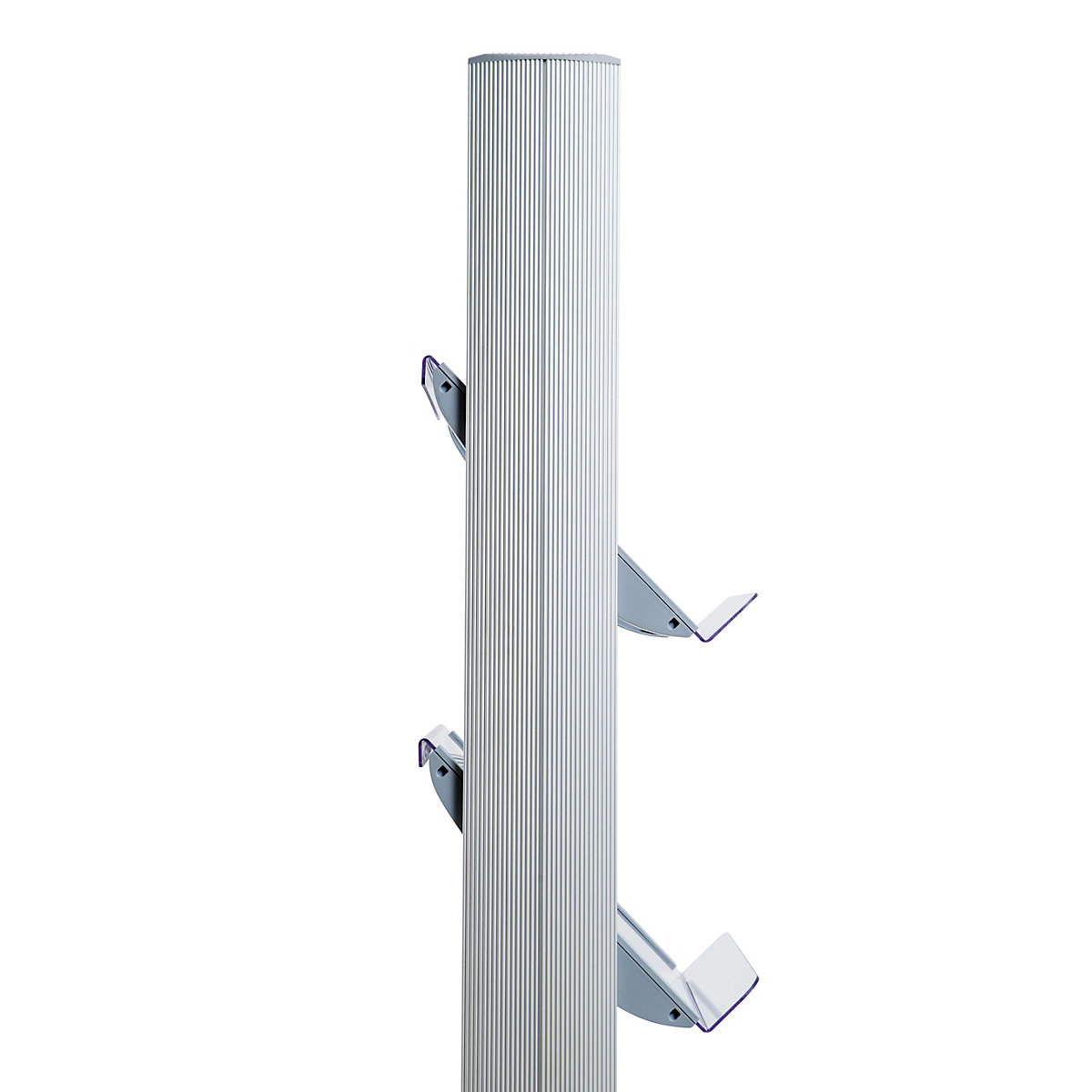 Mobiele, metalen prospectusstandaard – Paperflow (Productafbeelding 4)-3